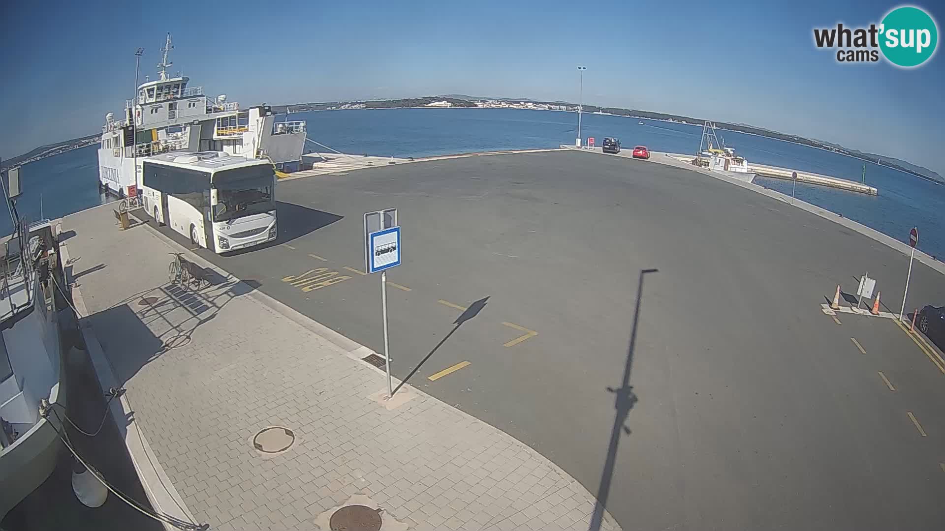 Tkon Live cam – ferry – Dalmatia – Croatia