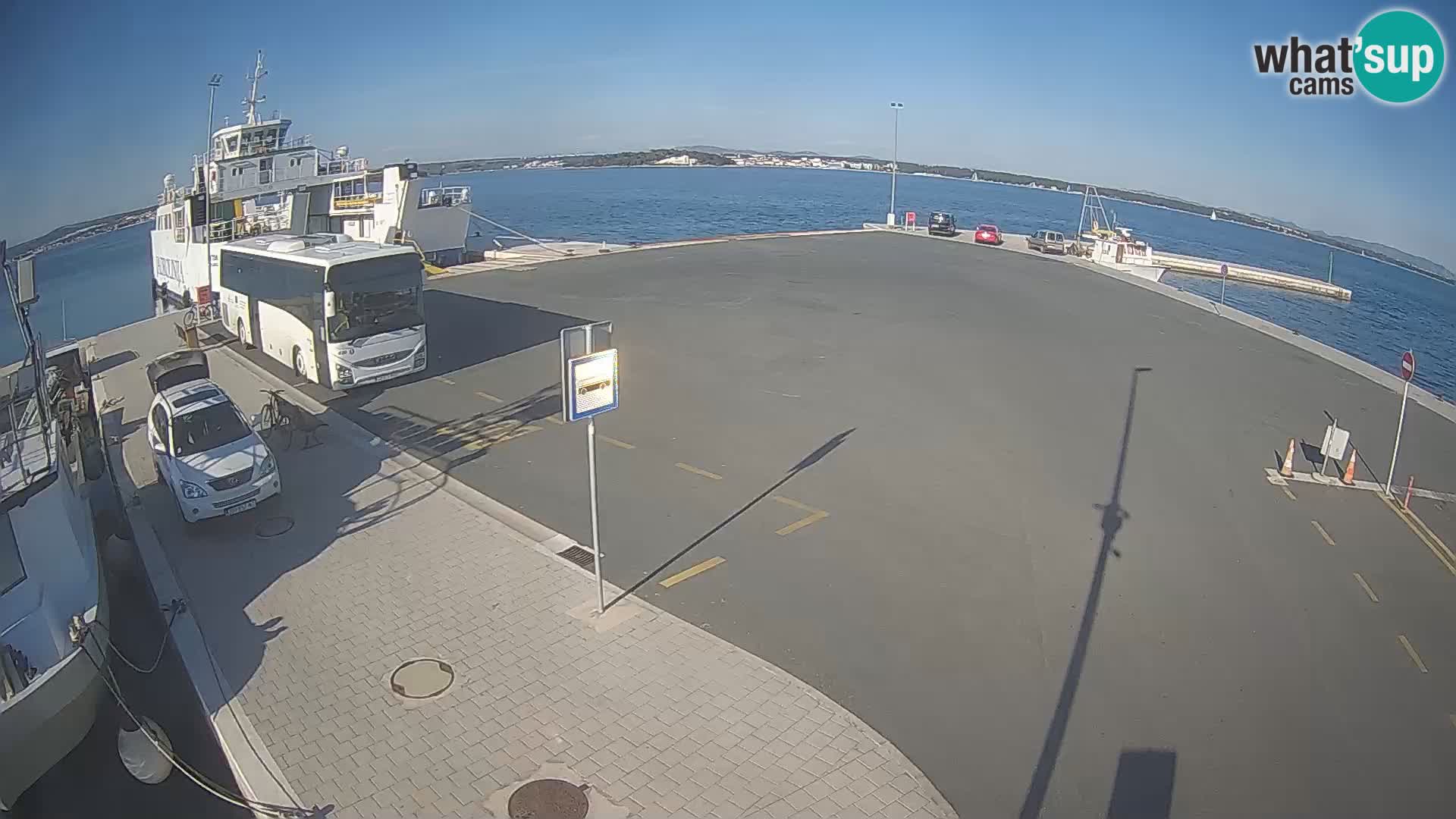 Tkon Live cam – ferry – Dalmatia – Croatia