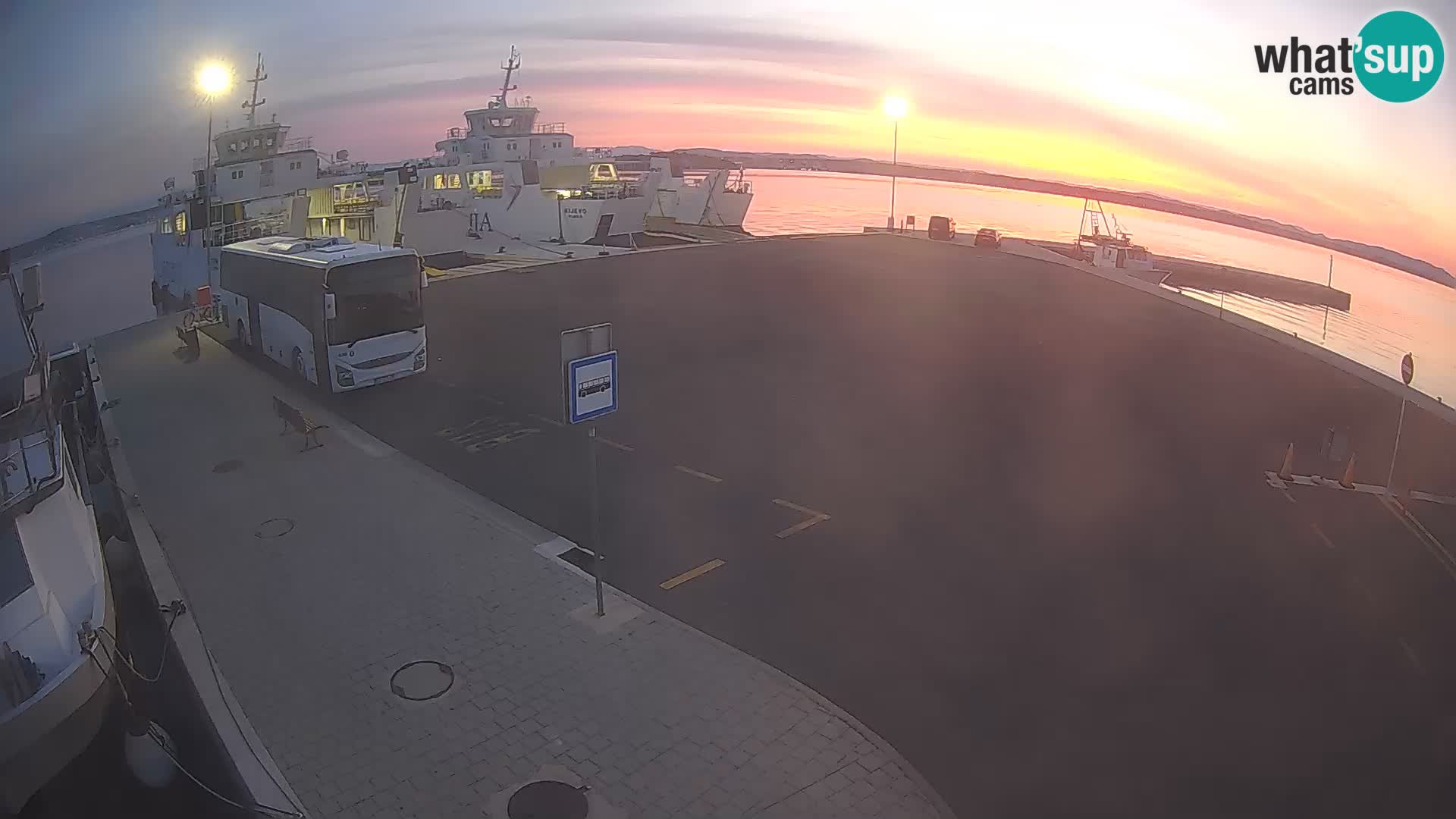 Tkon Live cam – Fähre – Dalmatien – Kroatien