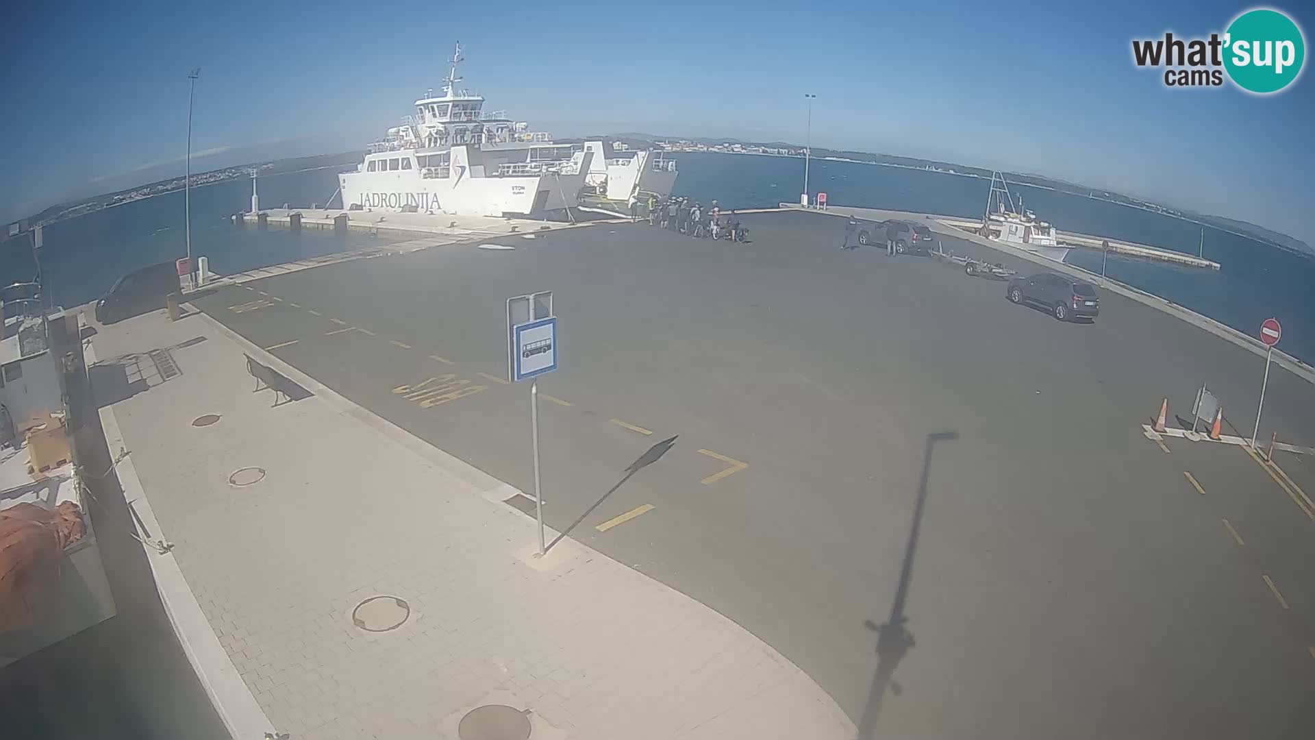 Tkon Live cam – ferry – Dalmatia – Croatia