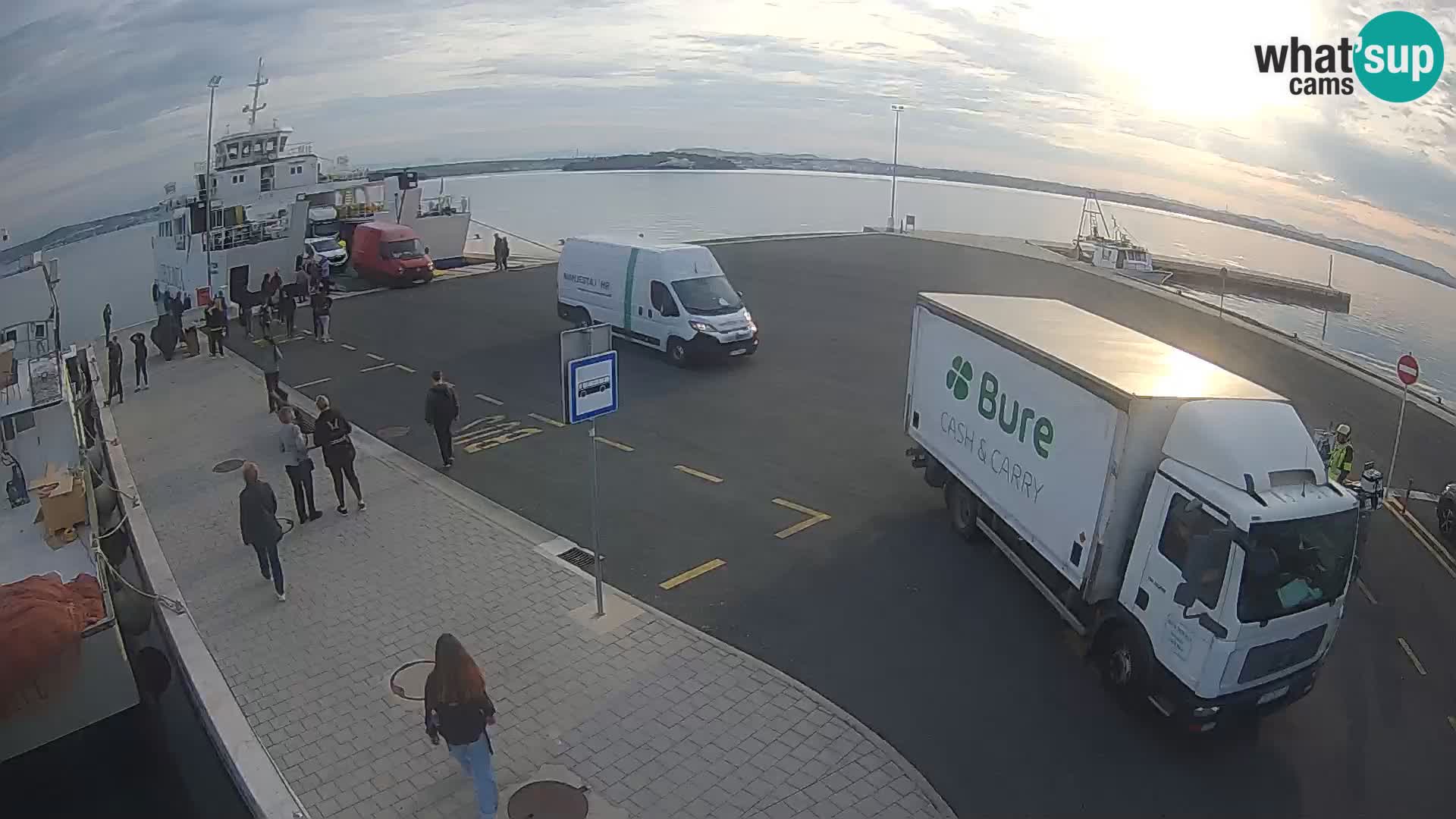 Tkon Live cam – ferry – Dalmatia – Croatia