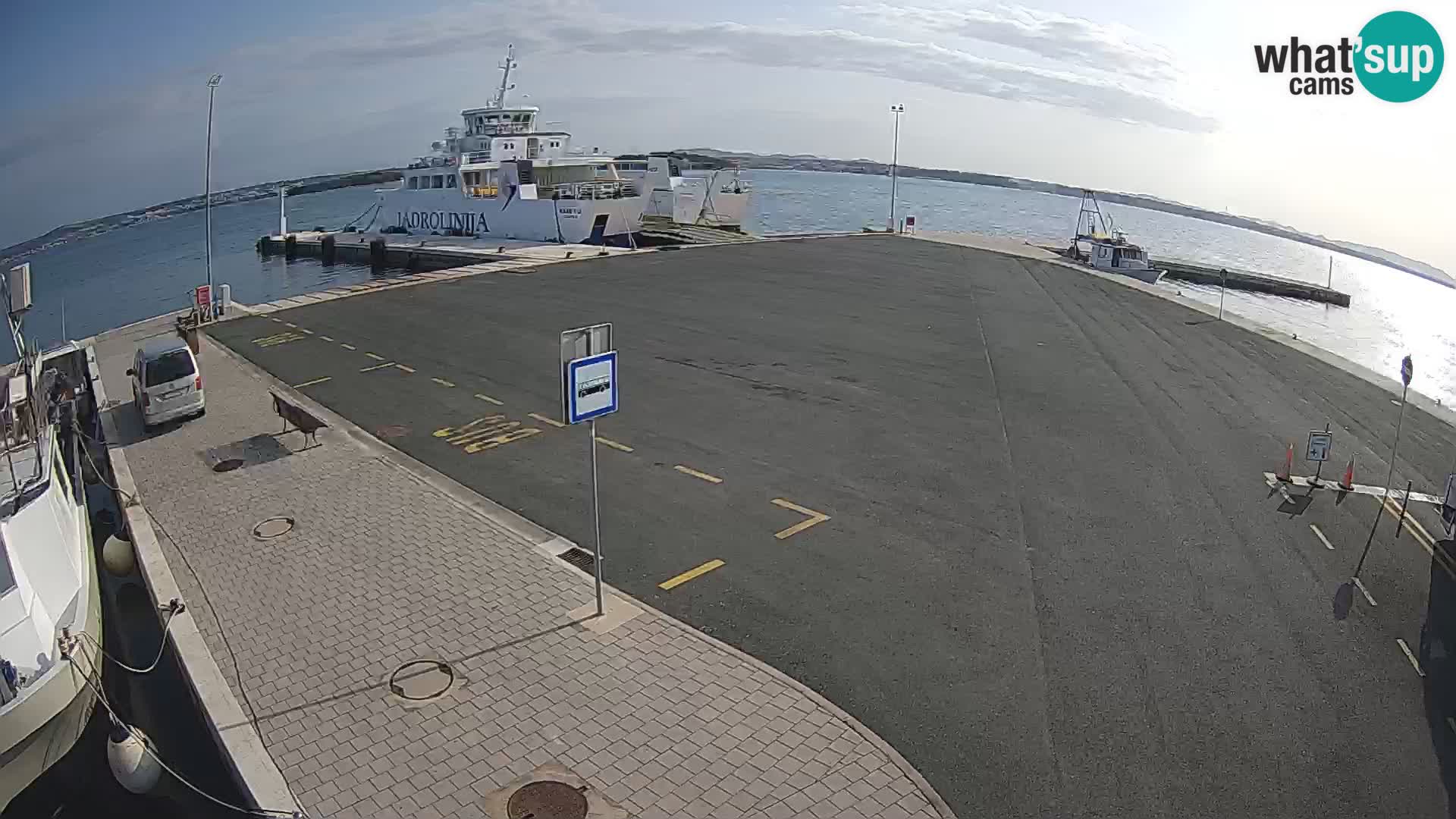 Tkon Live cam – ferry – Dalmatia – Croatia