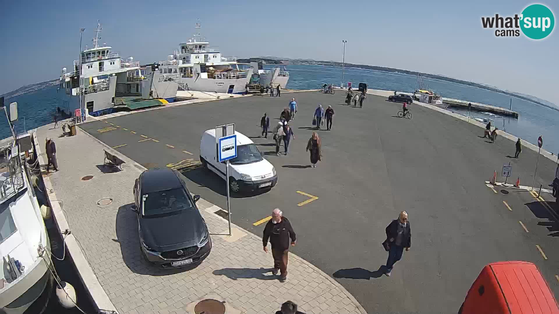 Tkon Live cam – ferry – Dalmatia – Croatia