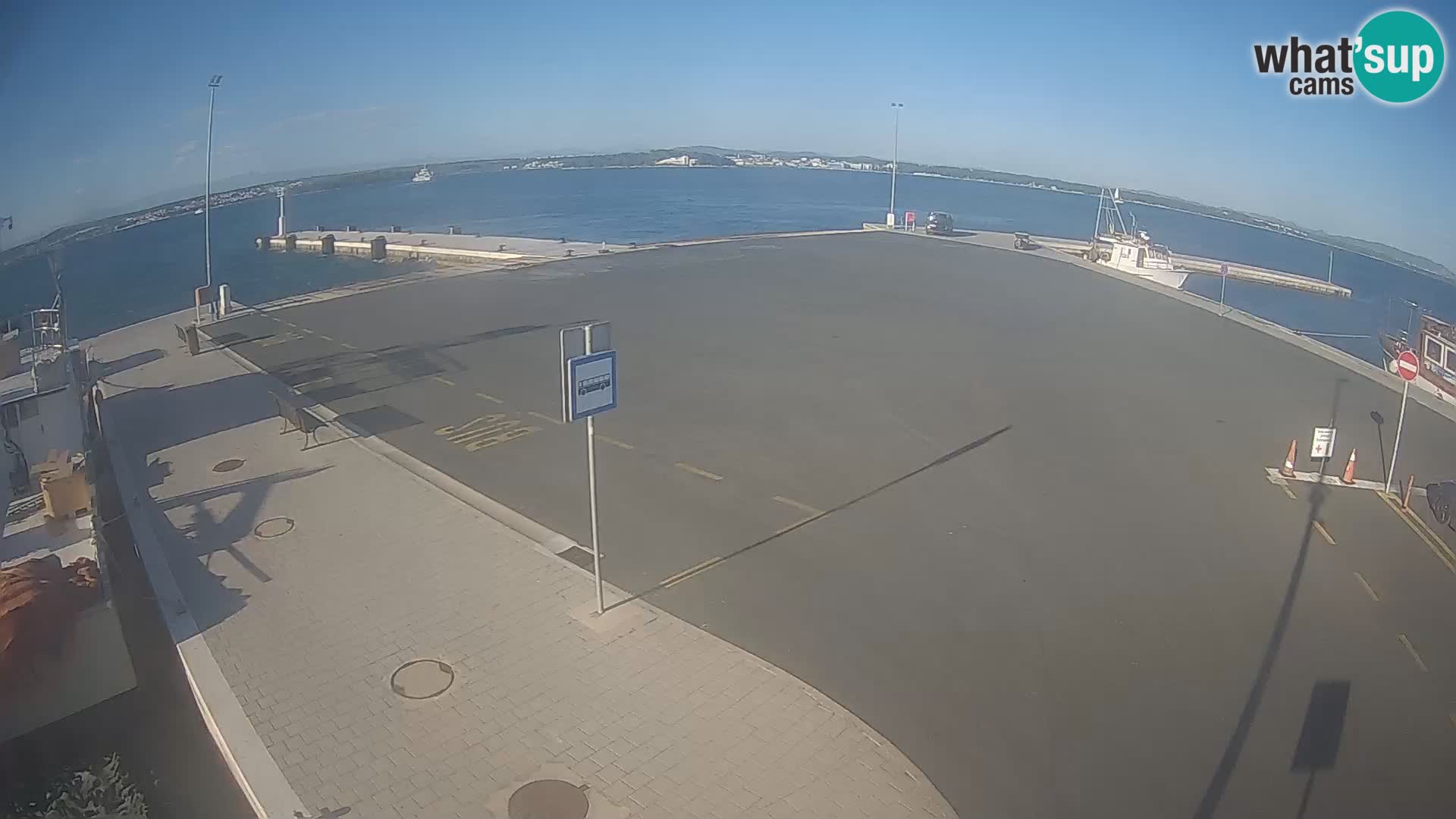 Tkon Live cam – ferry – Dalmatia – Croatia