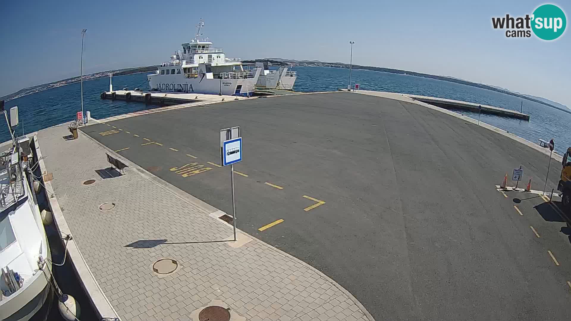Tkon Live cam – ferry – Dalmatia – Croatia