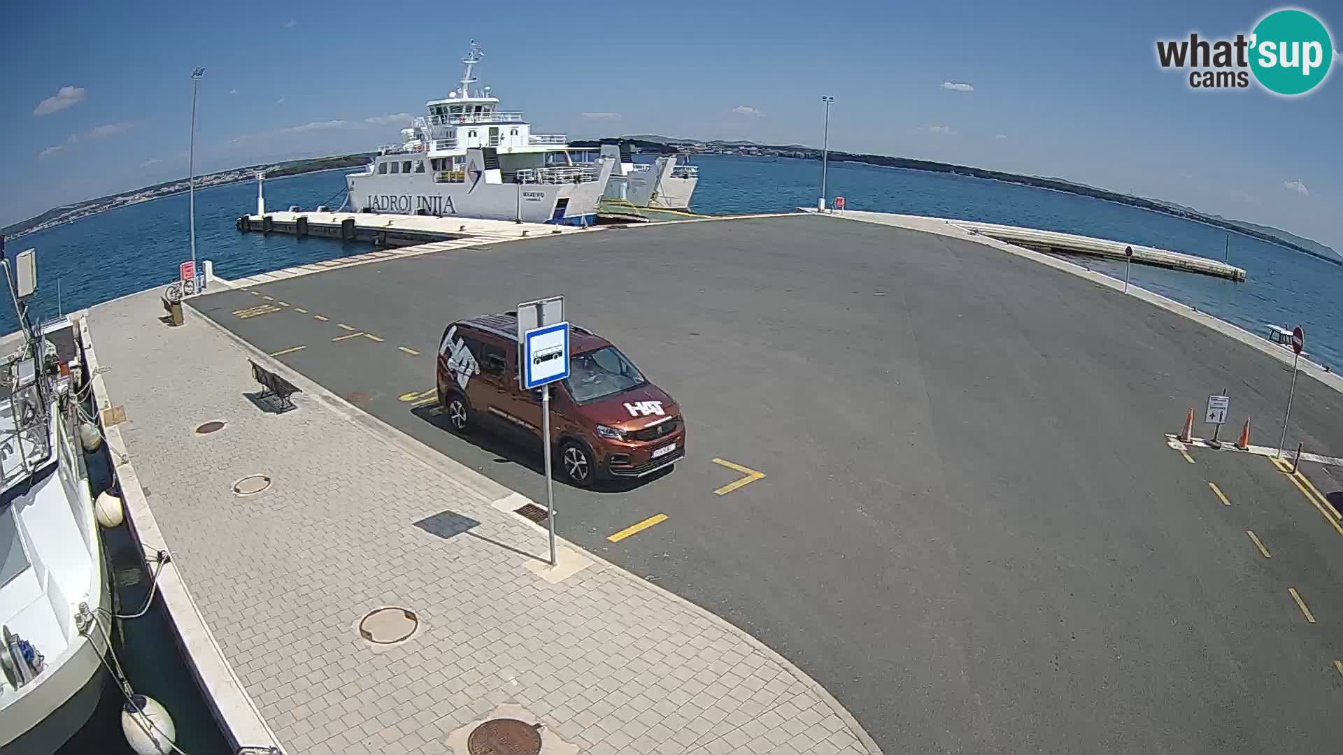 Tkon Live cam – Fähre – Dalmatien – Kroatien