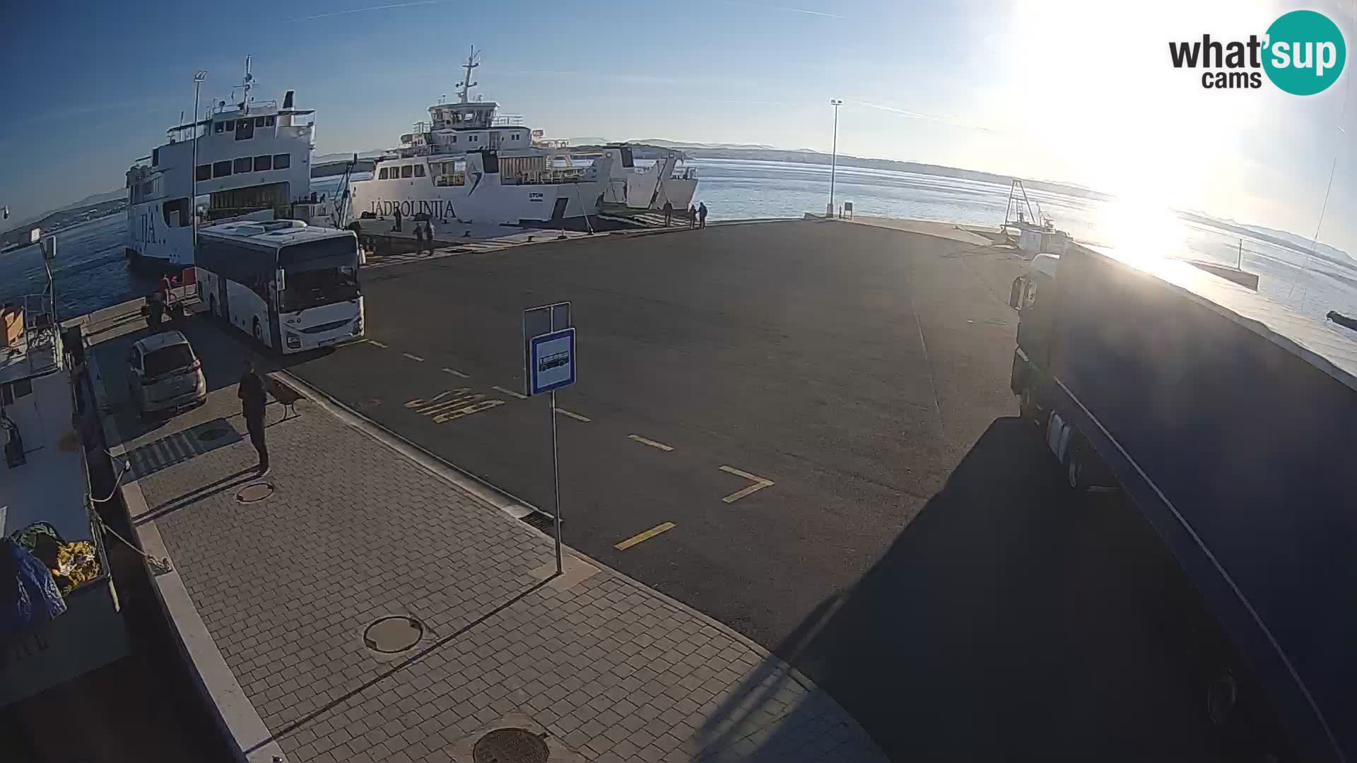 Tkon camera en vivo – Transportar – Dalmacia – Croacia