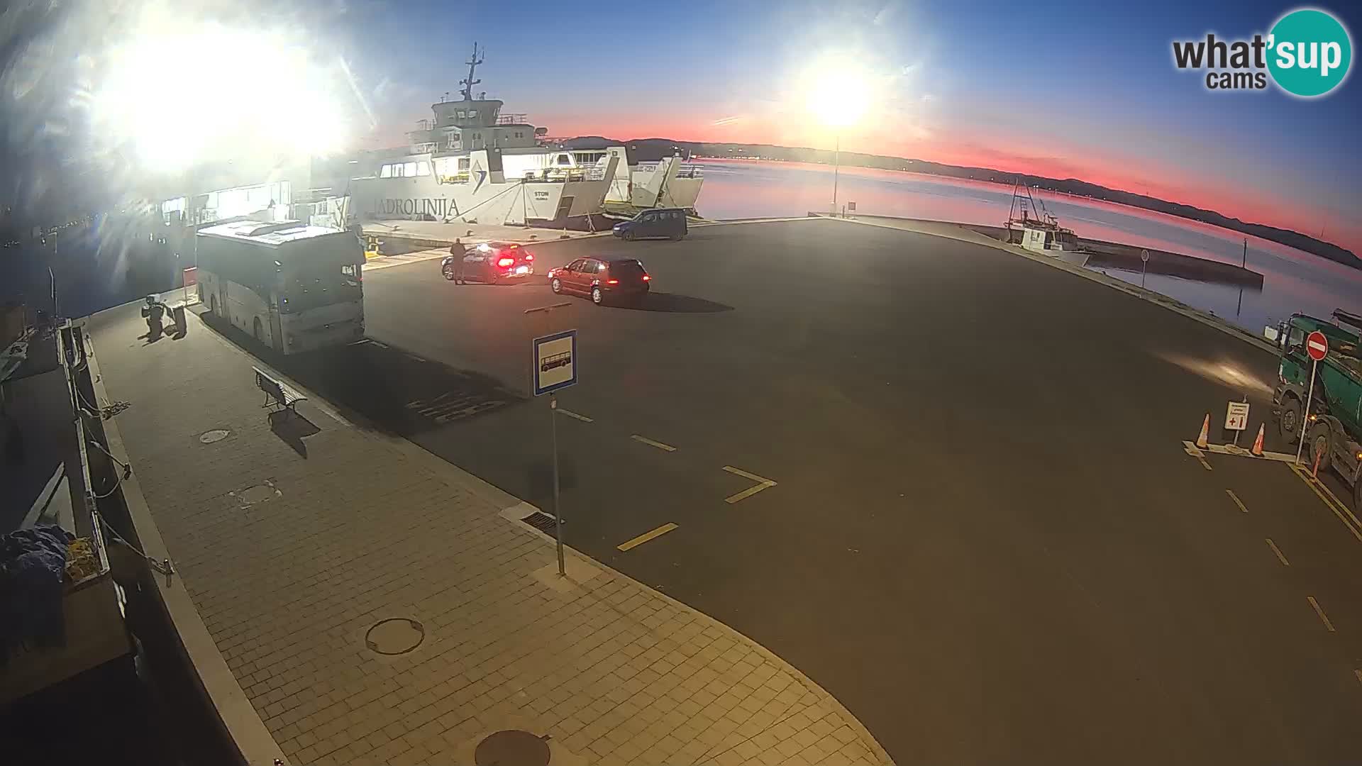 Tkon camera en vivo – Transportar – Dalmacia – Croacia