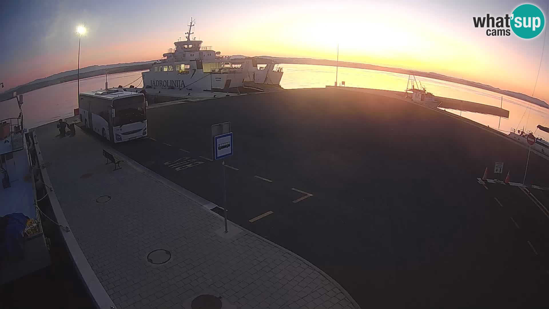 Tkon Live cam – Fähre – Dalmatien – Kroatien