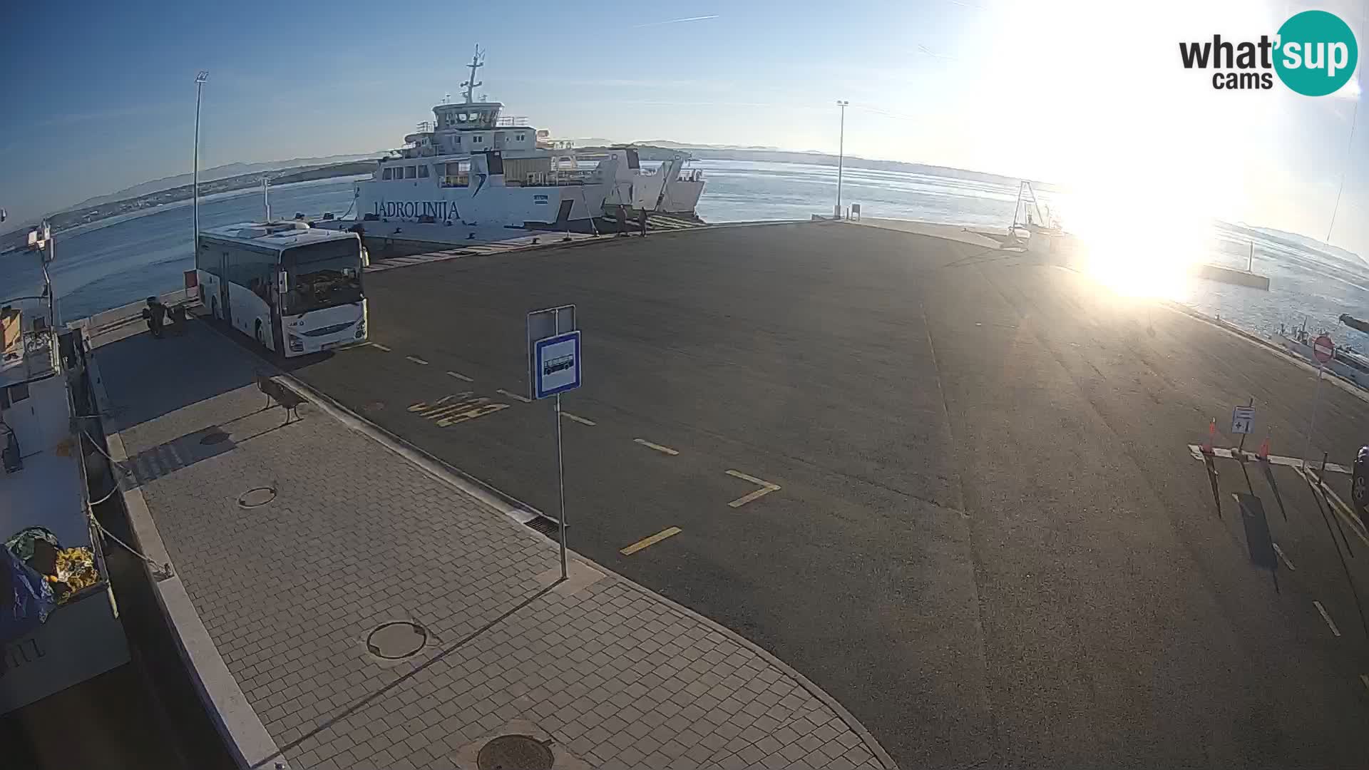 Tkon camera en vivo – Transportar – Dalmacia – Croacia