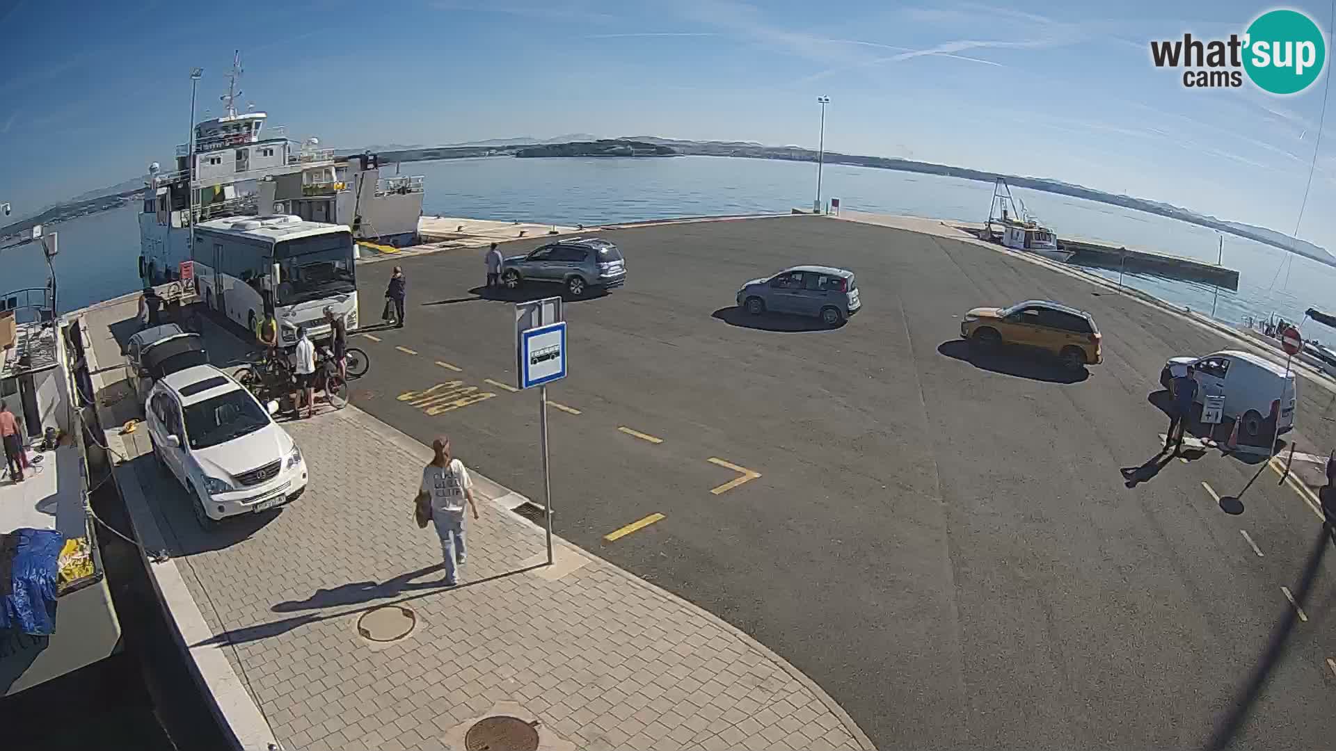 Tkon Live cam – ferry – Dalmatia – Croatia
