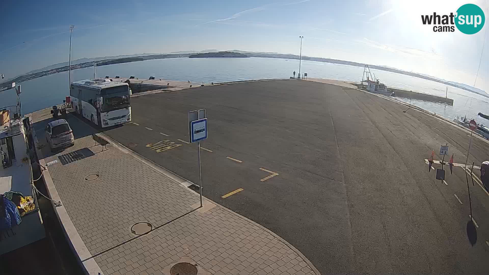 Tkon Live cam – ferry – Dalmatia – Croatia