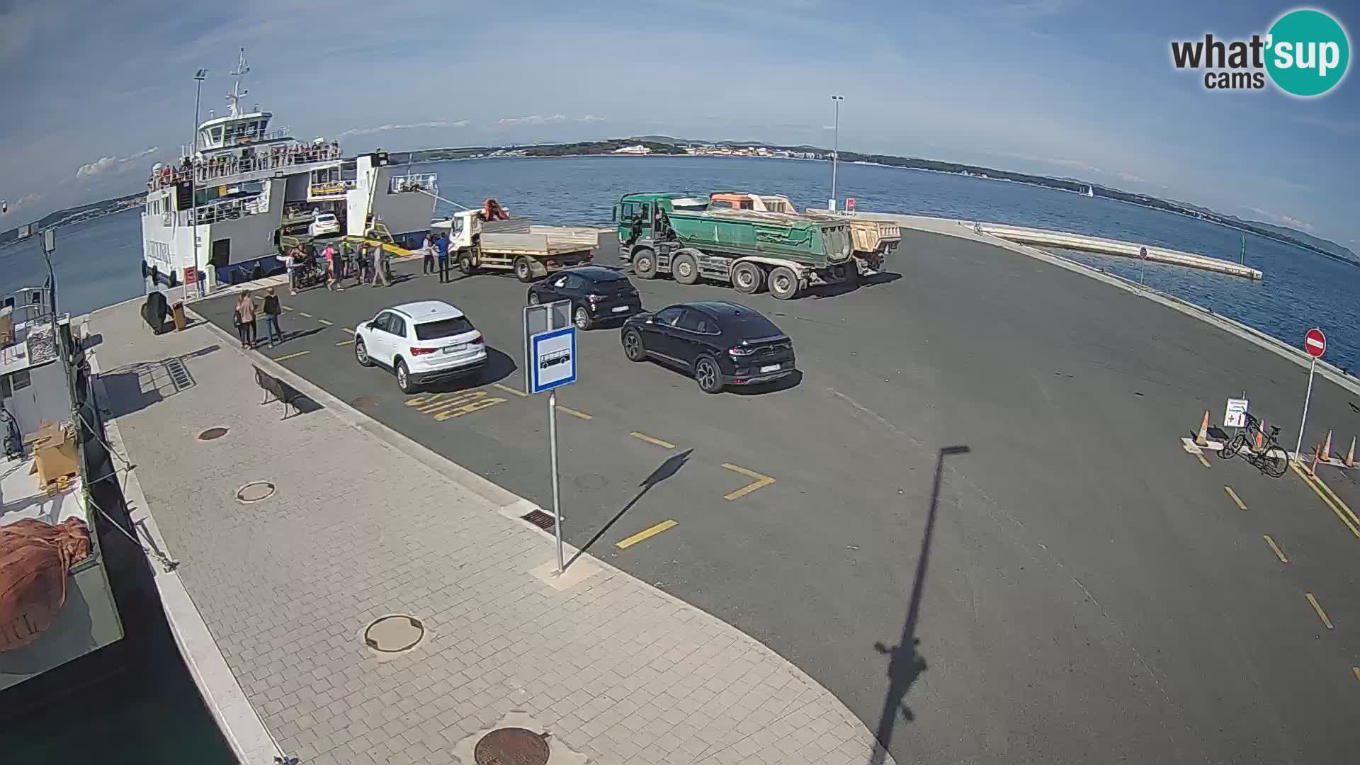 Tkon Live cam – ferry – Dalmatia – Croatia