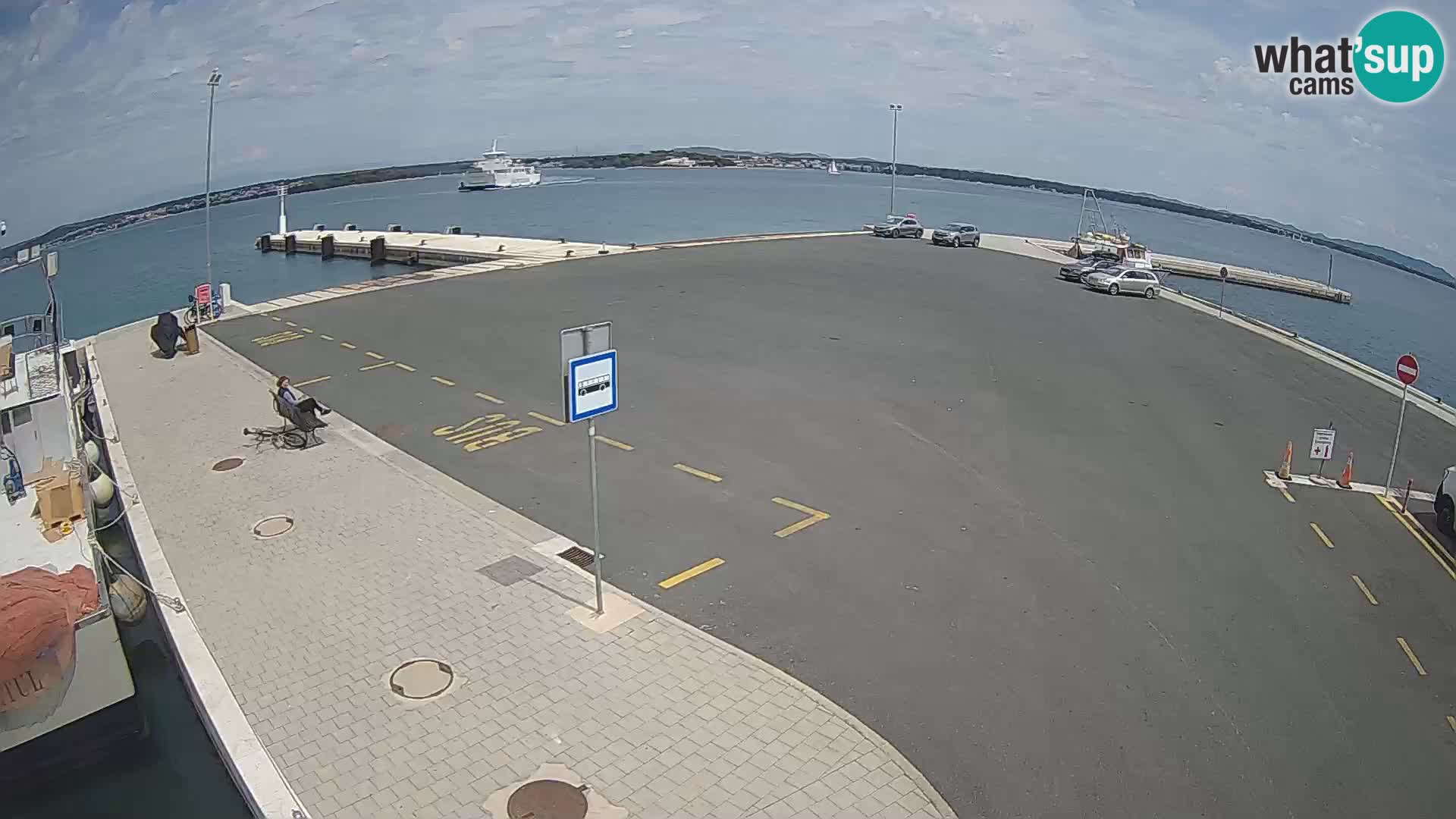Tkon Live cam – ferry – Dalmatia – Croatia
