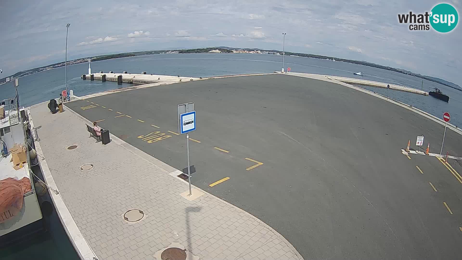 Tkon Live cam – ferry – Dalmatia – Croatia