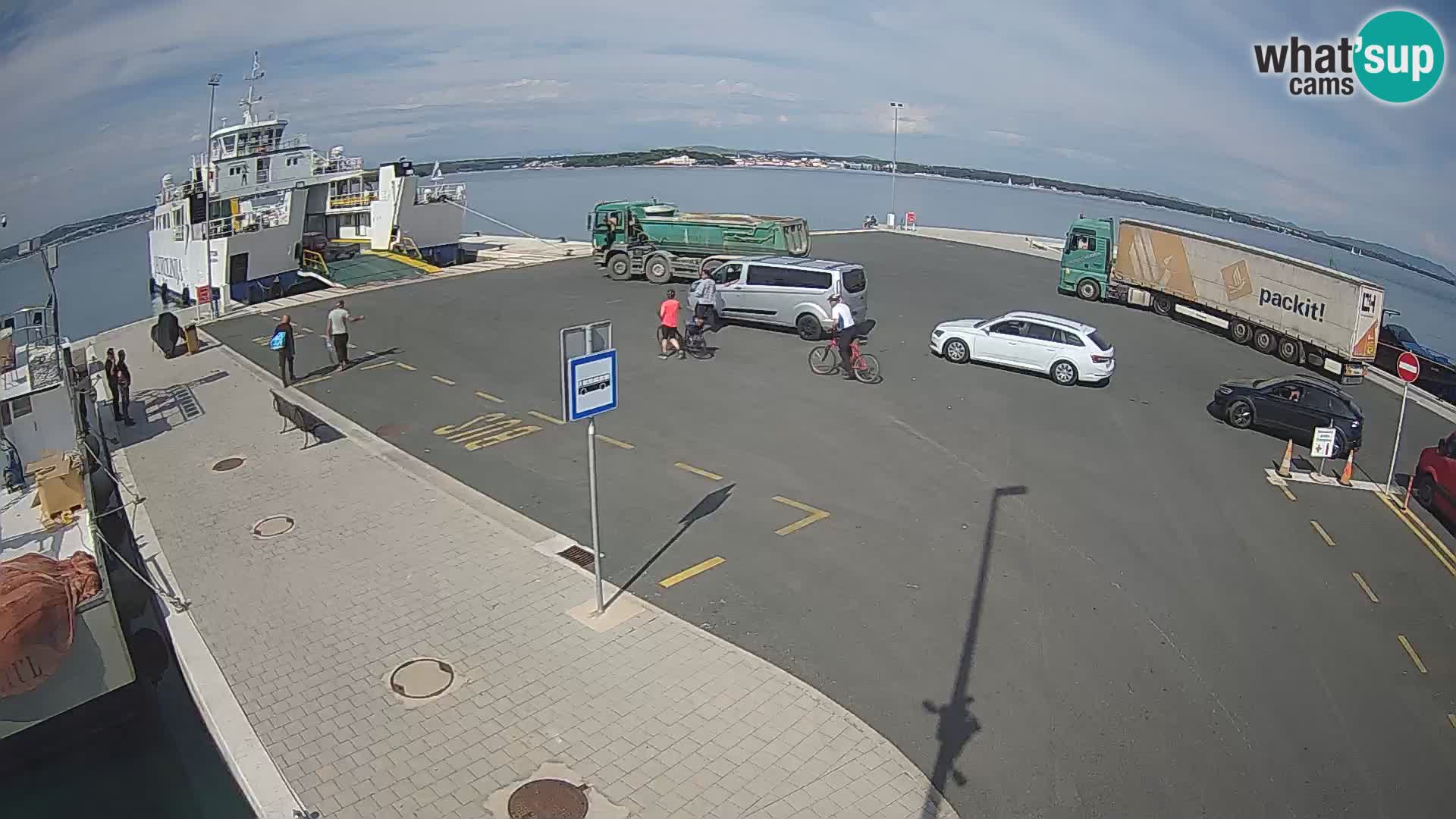 Tkon Live cam – ferry – Dalmatia – Croatia