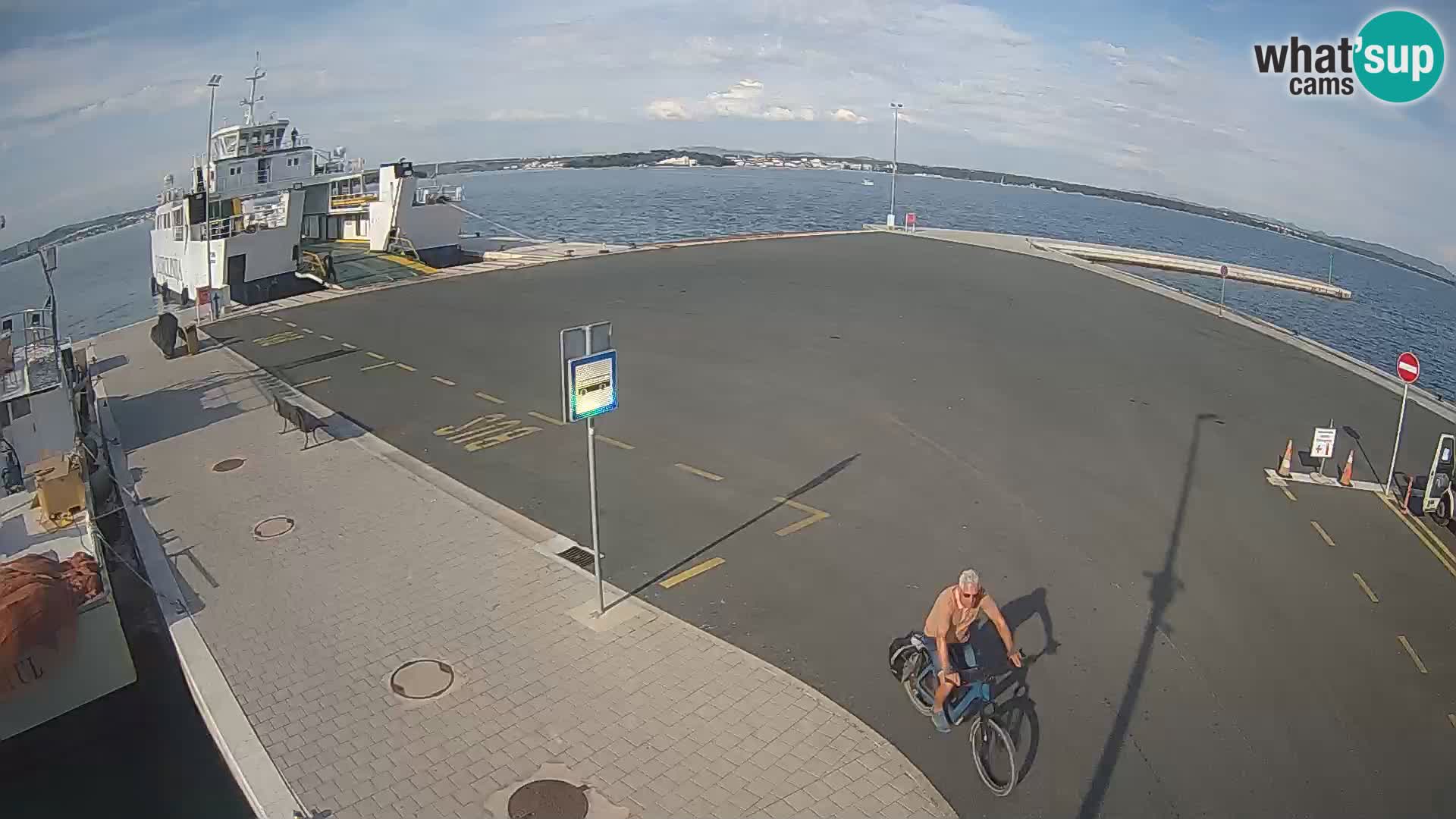 Tkon Live cam – ferry – Dalmatia – Croatia