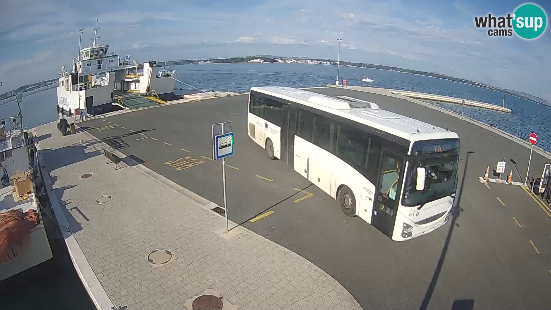 Tkon Live cam – ferry – Dalmatia – Croatia