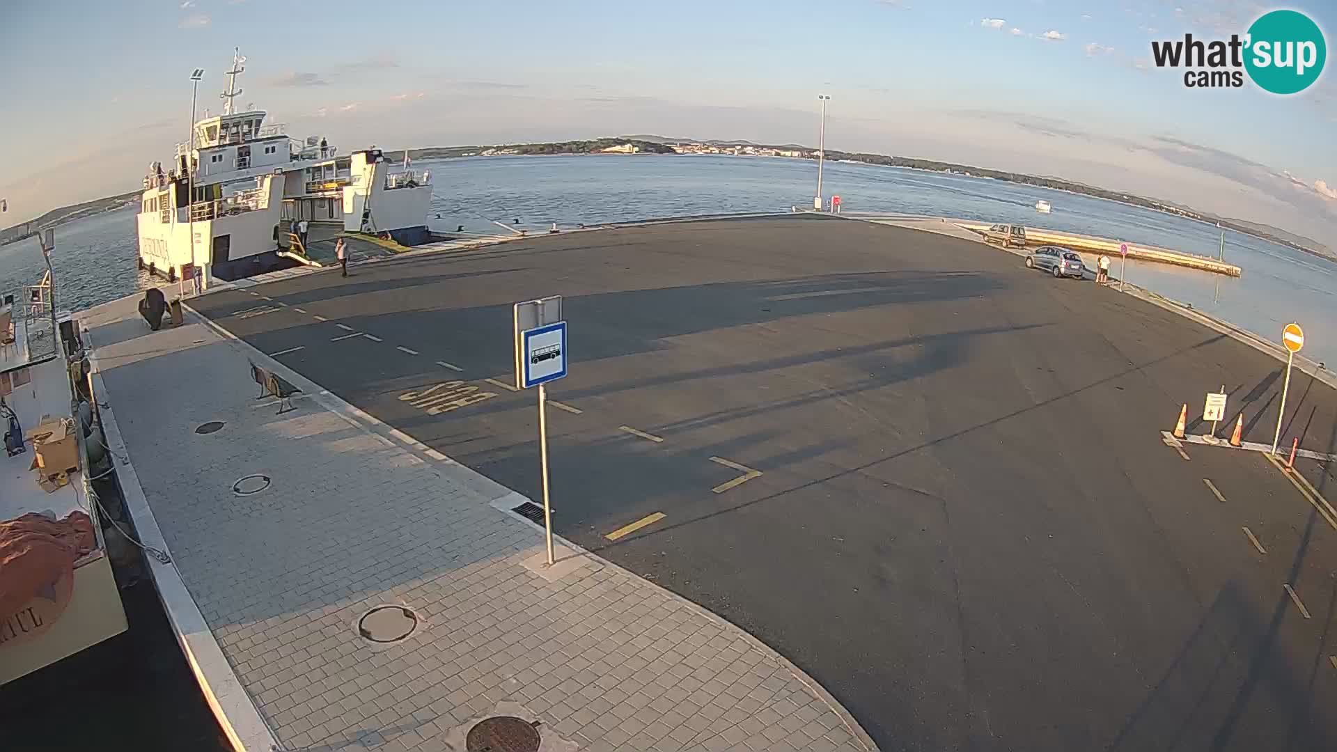 Tkon Live cam – ferry – Dalmatia – Croatia