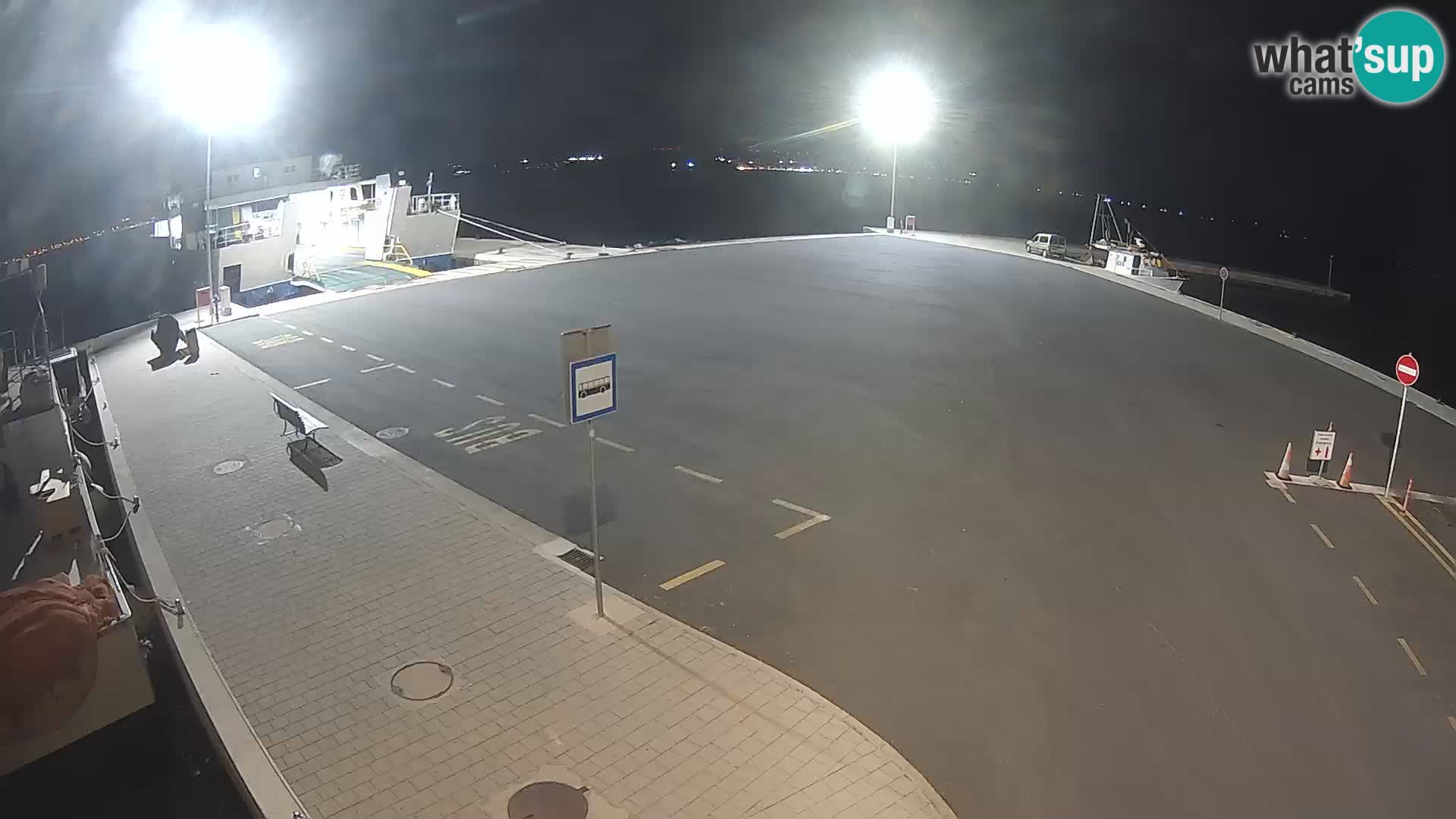 Tkon v živo – trajekt – Dalmacija – Hrvaška