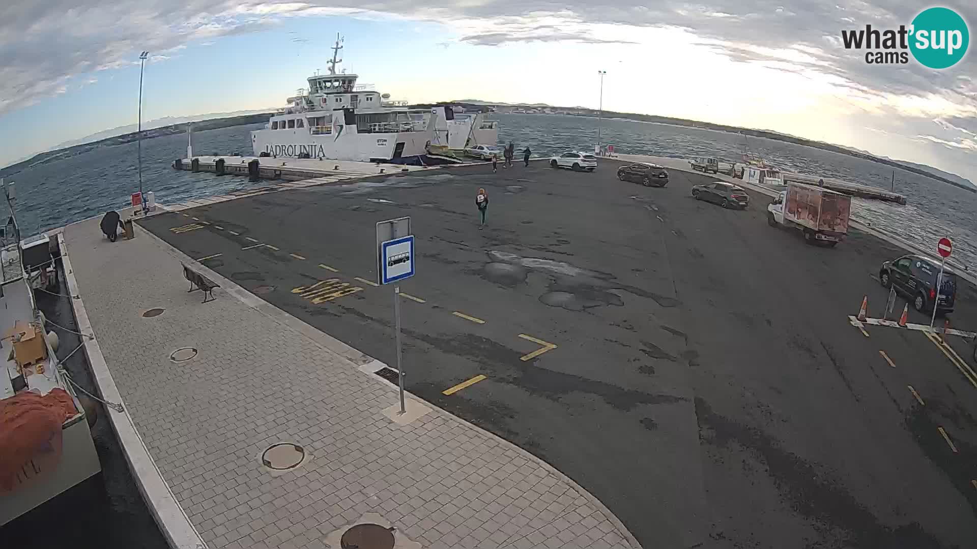 Tkon Live cam – ferry – Dalmatia – Croatia