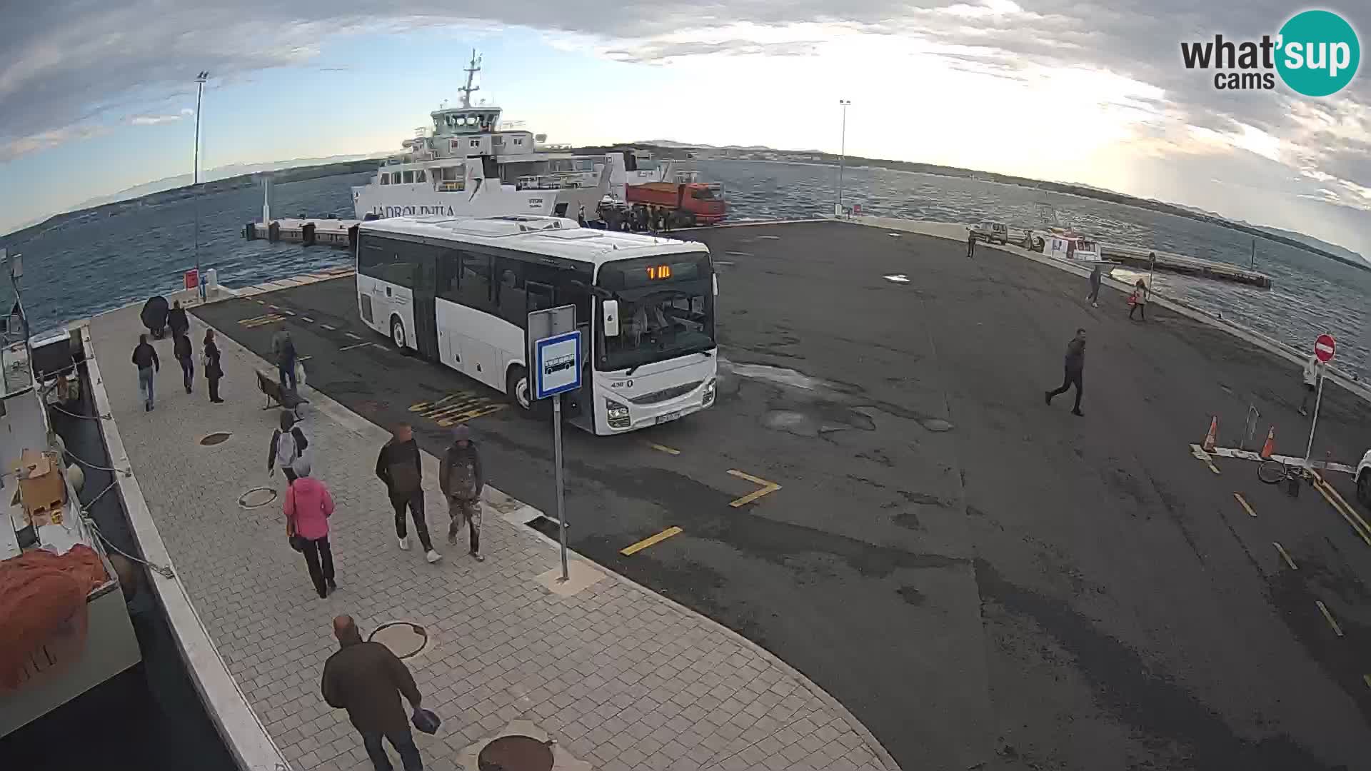 Tkon Live cam – ferry – Dalmatia – Croatia