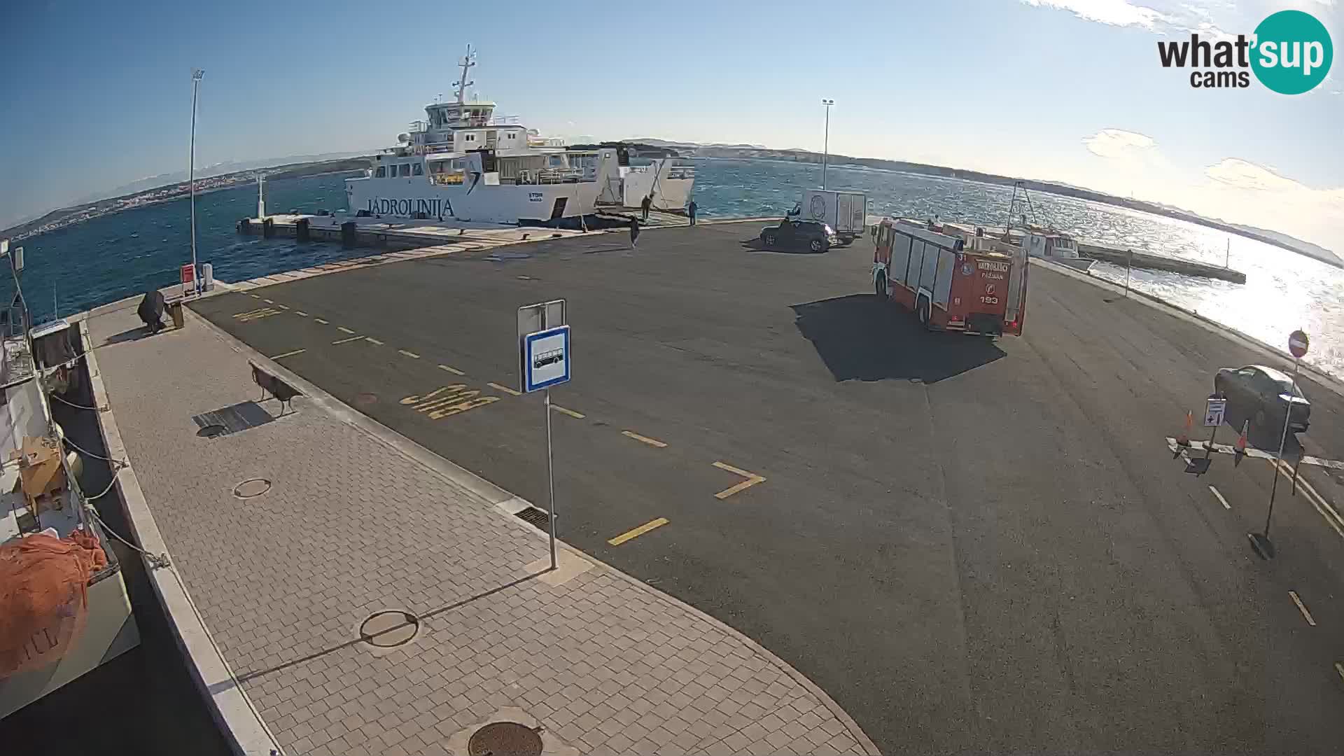 Tkon Live cam – ferry – Dalmatia – Croatia