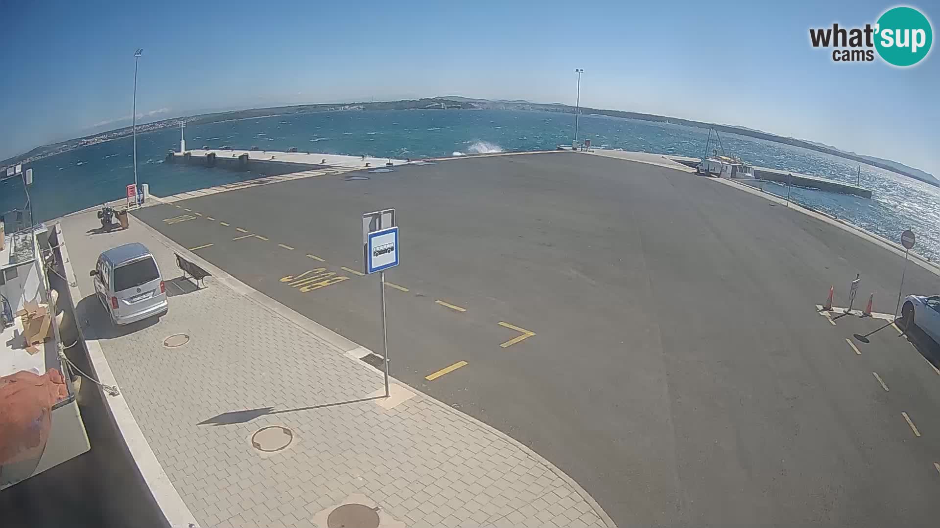 Tkon Live cam – ferry – Dalmatia – Croatia