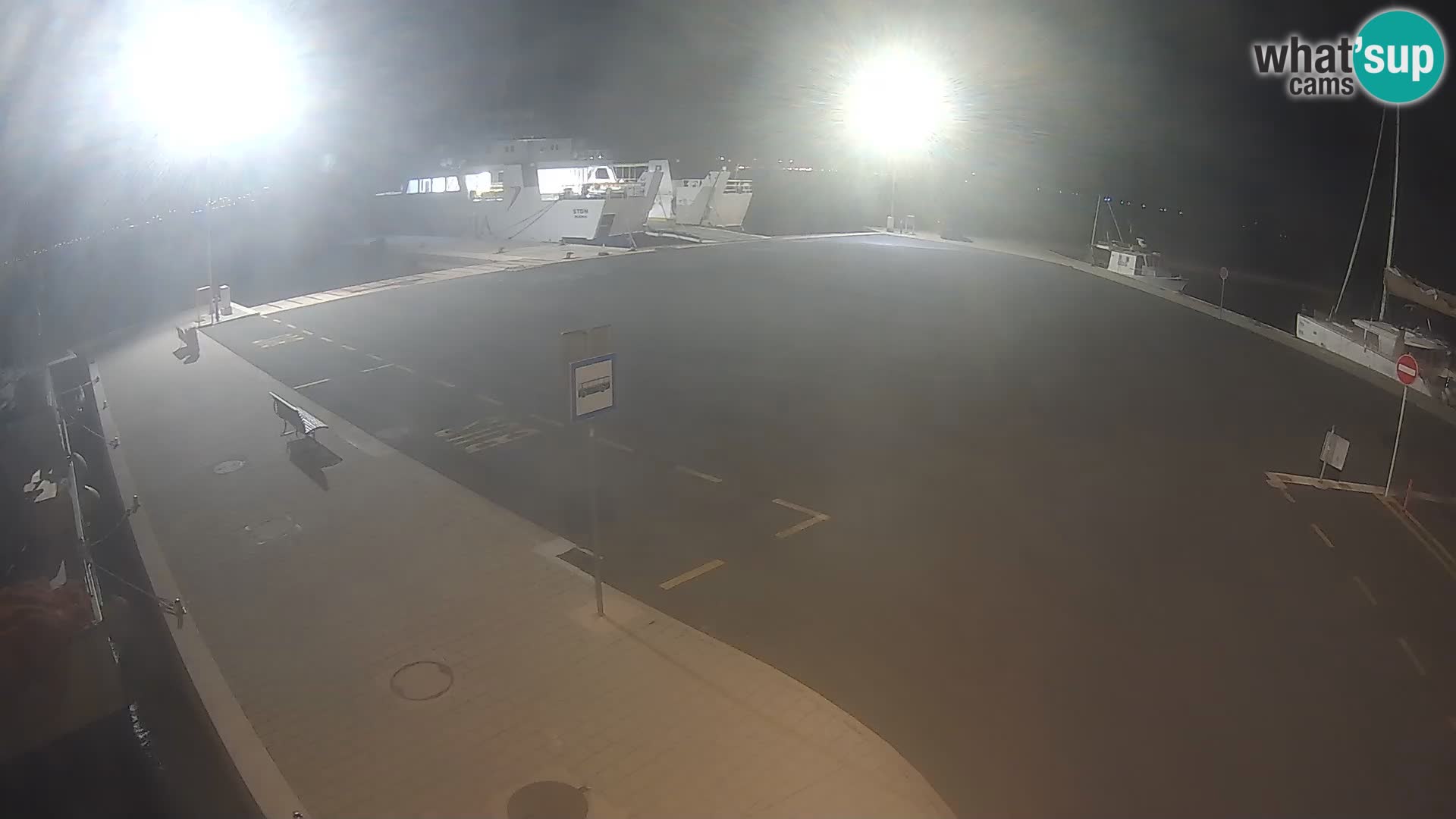 Tkon Live cam – ferry – Dalmatie – Croatie