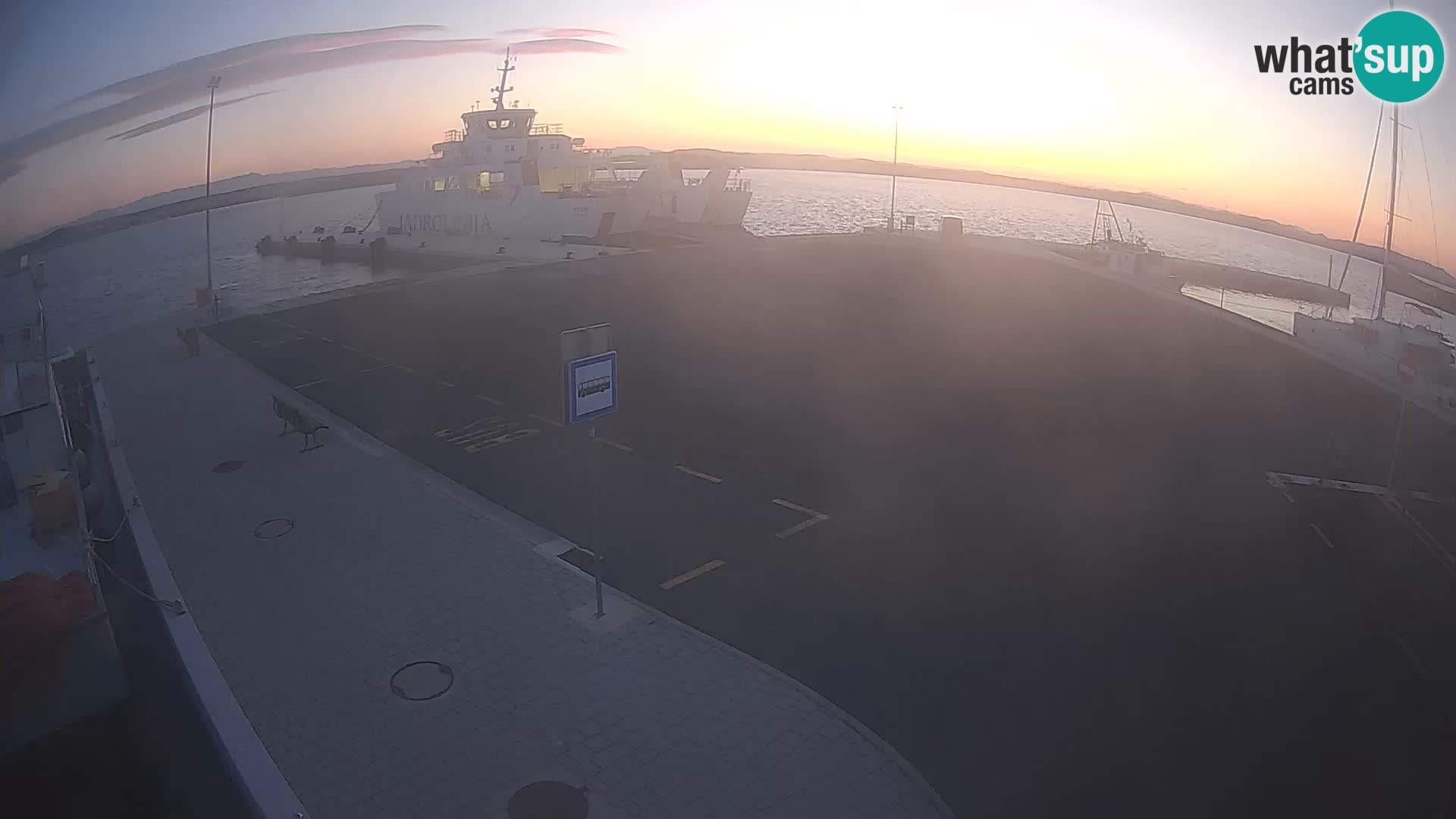 Tkon Live cam – ferry – Dalmatia – Croatia
