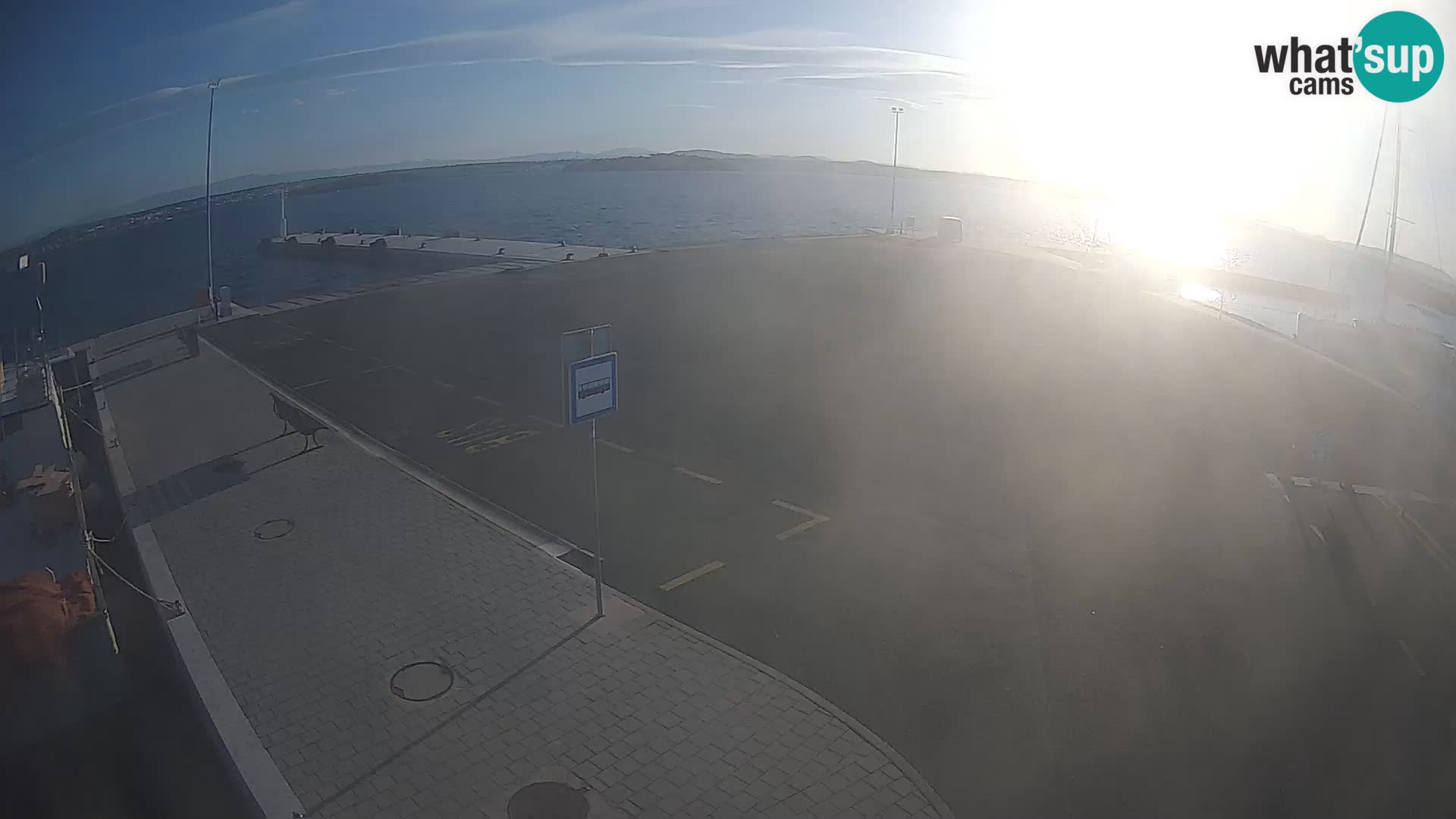 Tkon Live cam – ferry – Dalmatie – Croatie