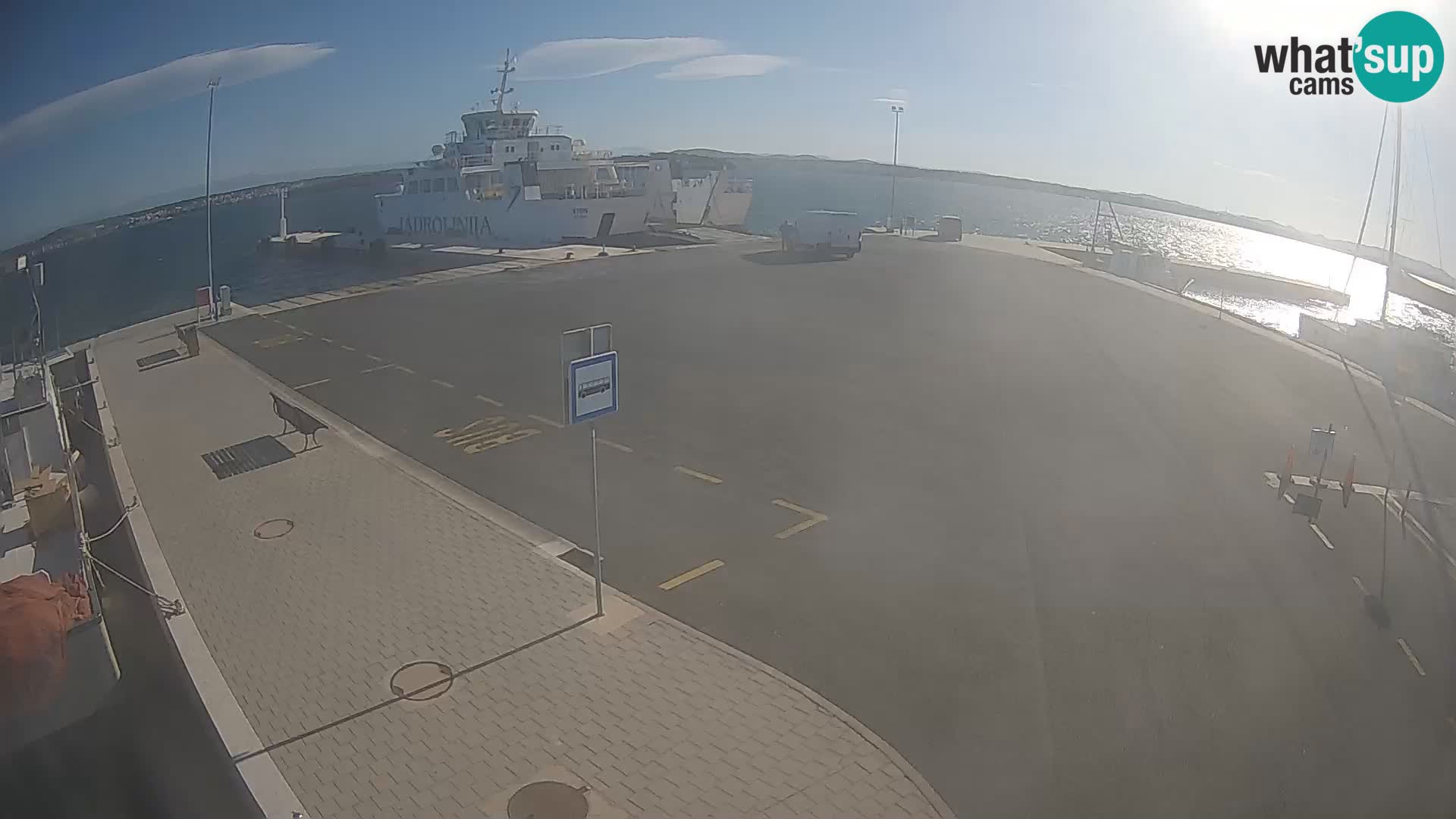 Tkon Live cam – traghetto – Dalmazia – Croazia
