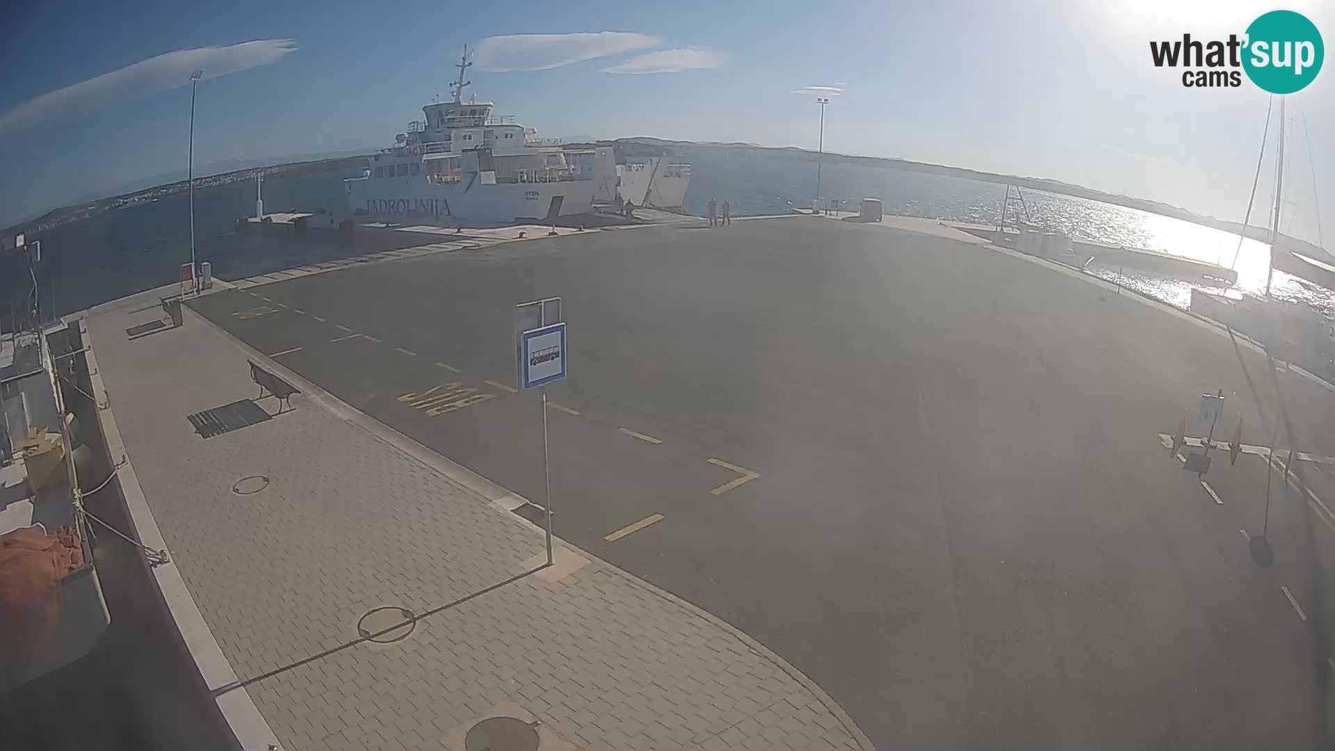 Tkon Live cam – ferry – Dalmatia – Croatia