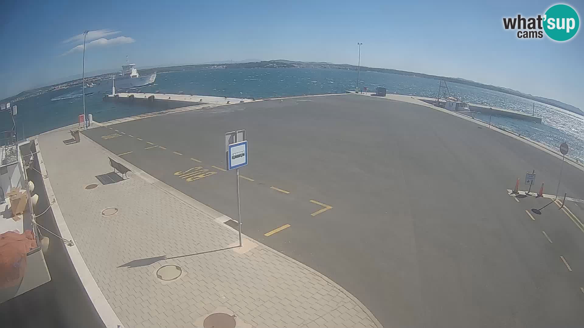 Tkon Live cam – ferry – Dalmatia – Croatia