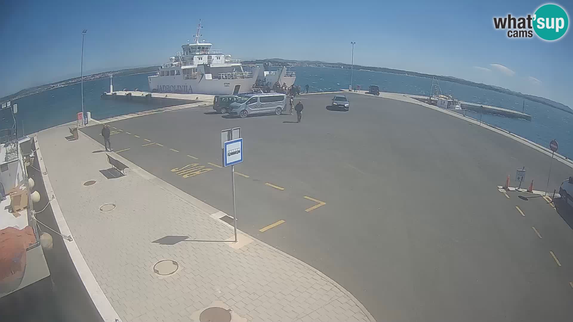 Tkon Live cam – ferry – Dalmatia – Croatia