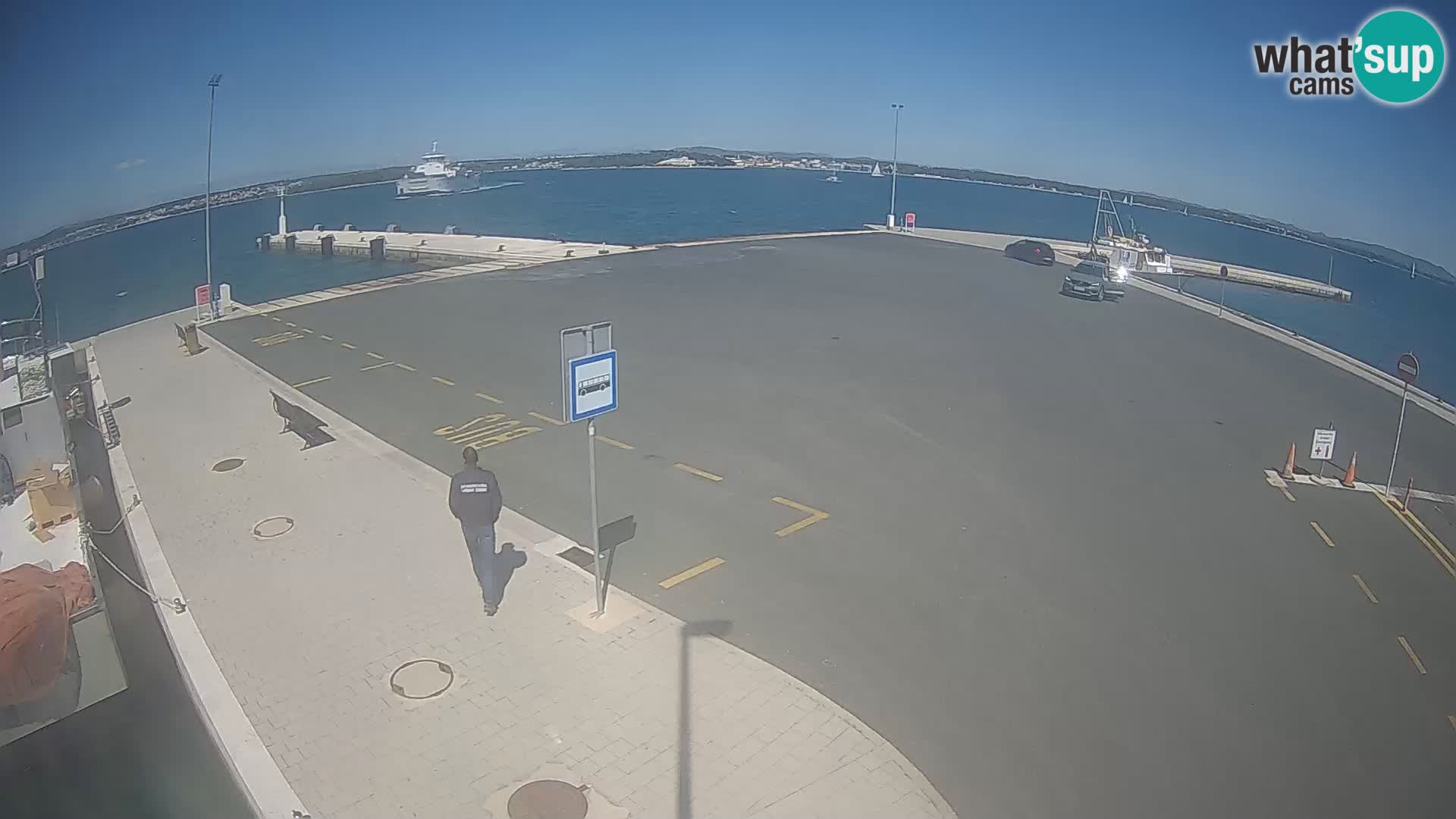 Tkon Live cam – ferry – Dalmatia – Croatia