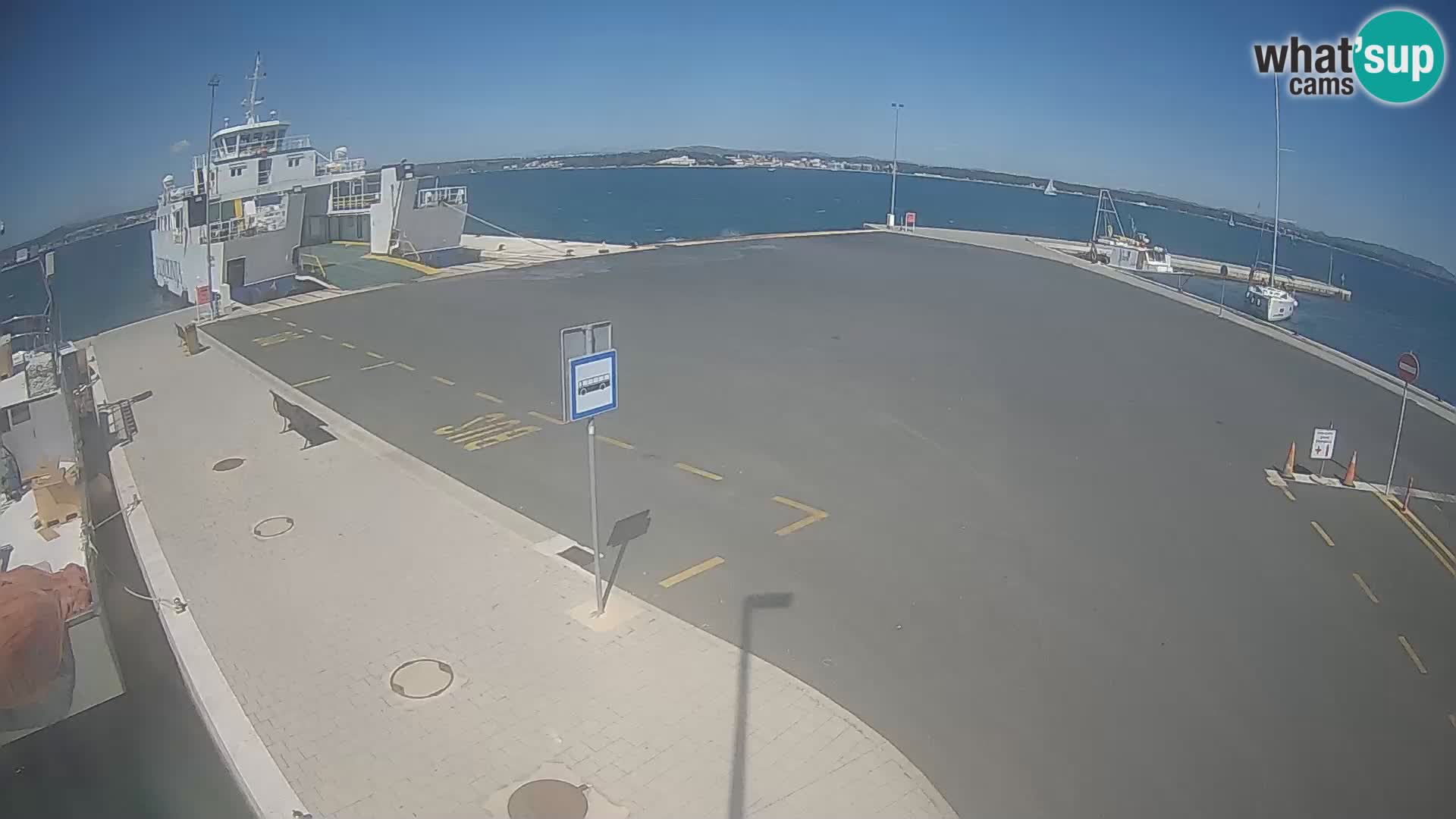 Tkon Live cam – ferry – Dalmatia – Croatia