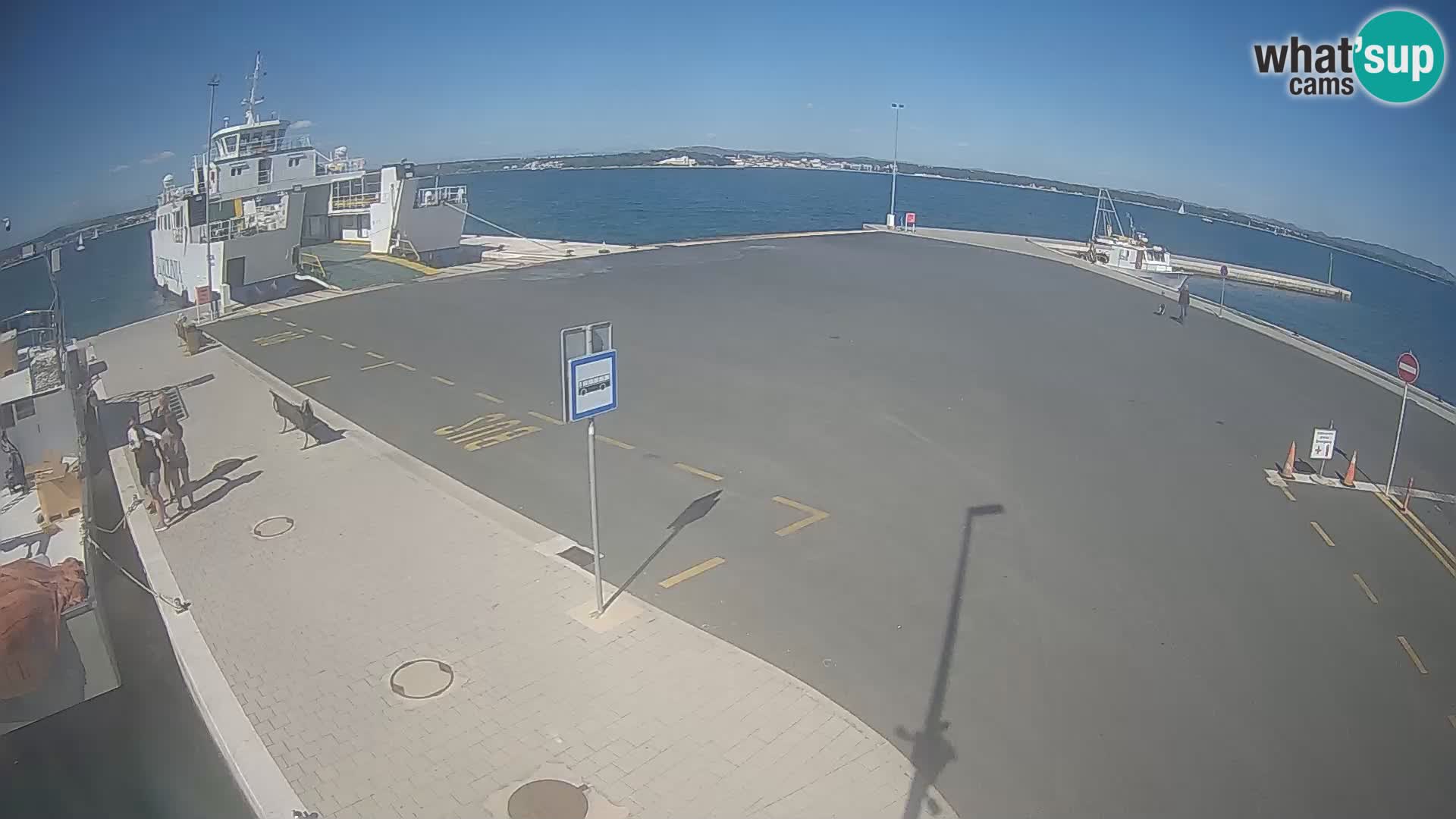 Tkon Live cam – ferry – Dalmatia – Croatia
