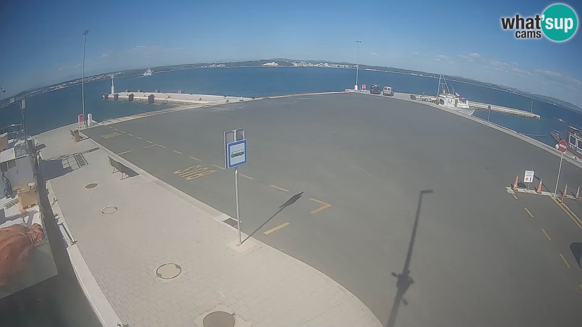 Tkon Live cam – ferry – Dalmatia – Croatia