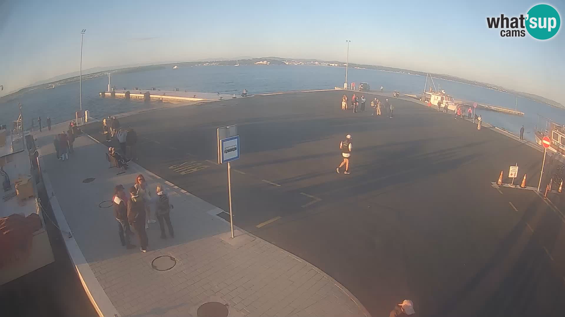 Tkon Live cam – ferry – Dalmatie – Croatie