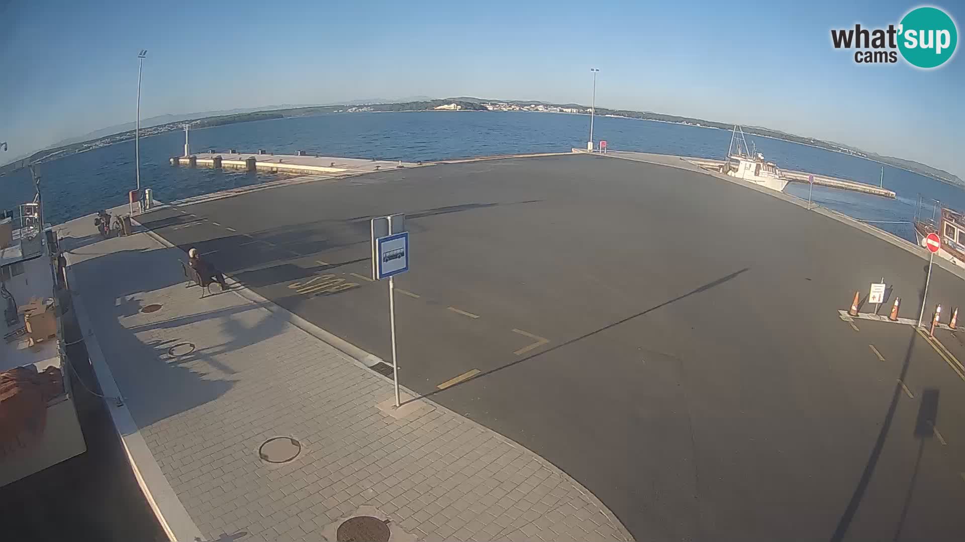 Tkon Live cam – ferry – Dalmatia – Croatia