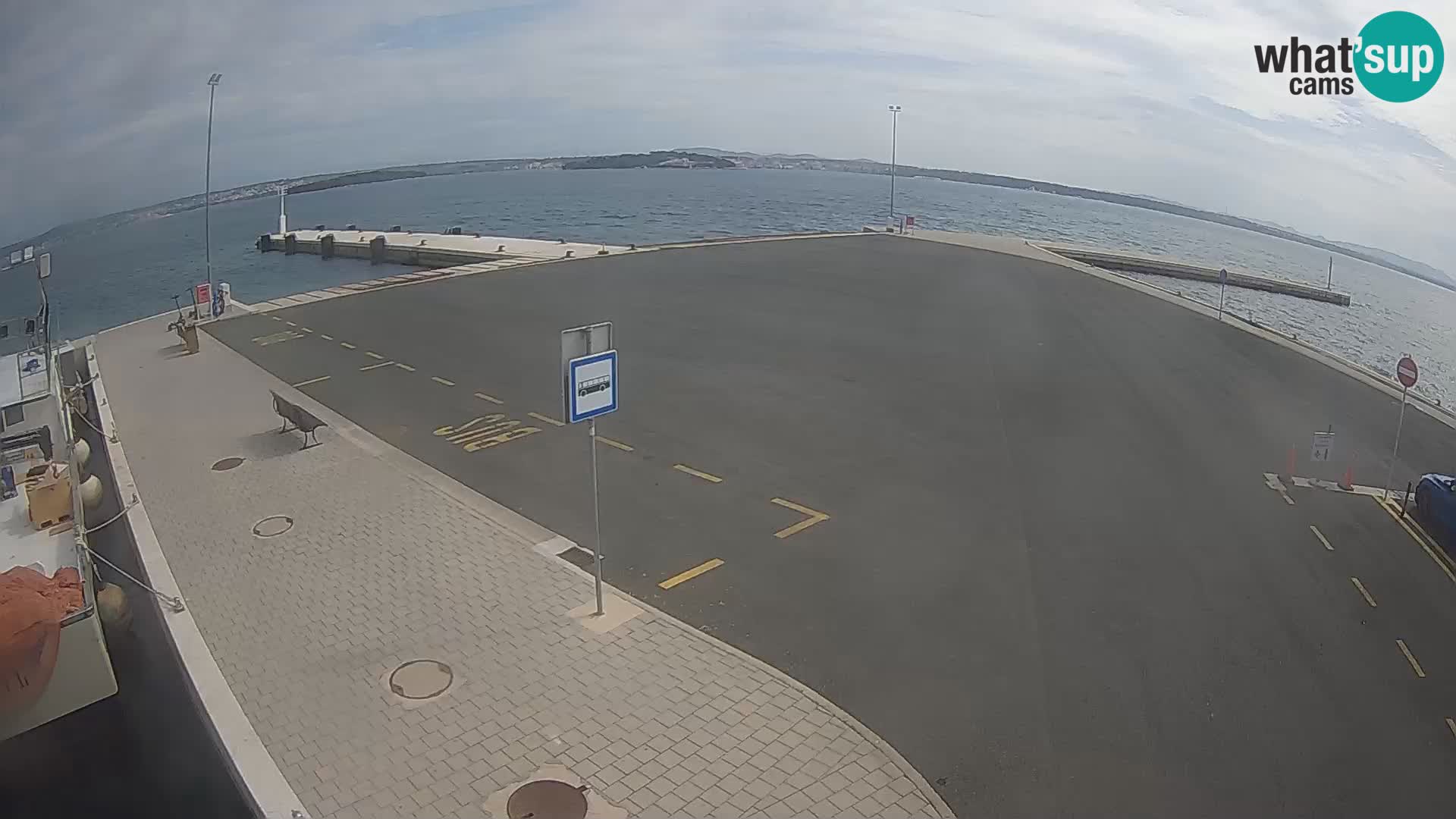 Tkon Live cam – ferry – Dalmatie – Croatie