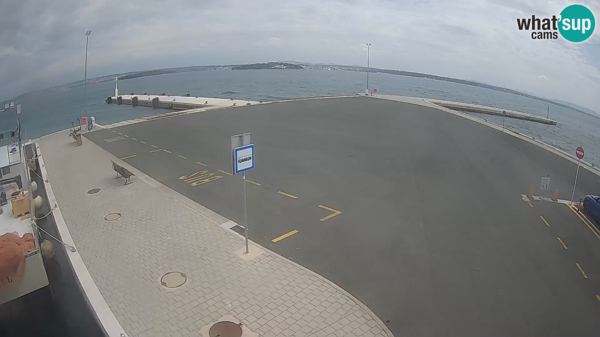 Tkon Live cam – ferry – Dalmatie – Croatie