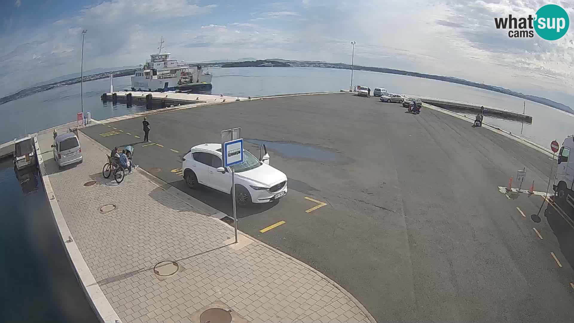 Tkon Live cam – ferry – Dalmatia – Croatia