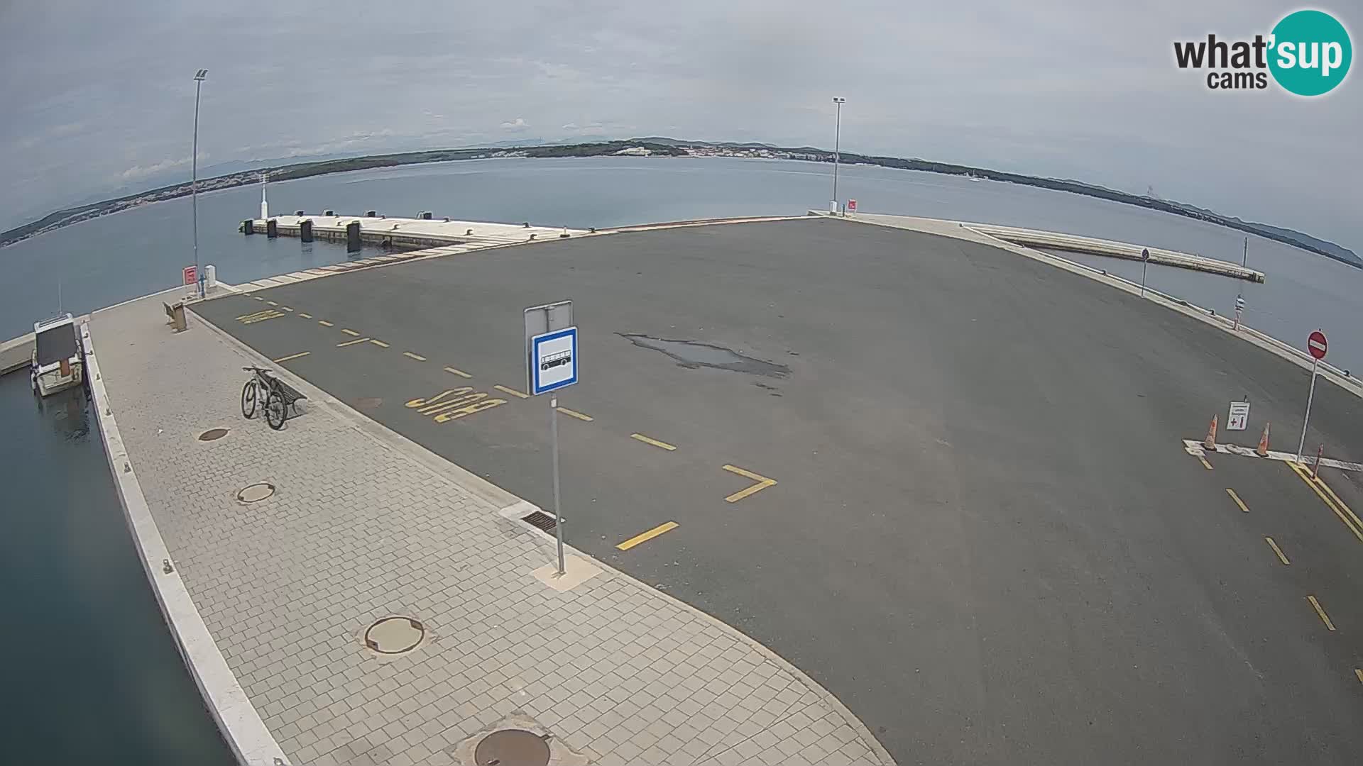 Tkon Live cam – ferry – Dalmatie – Croatie
