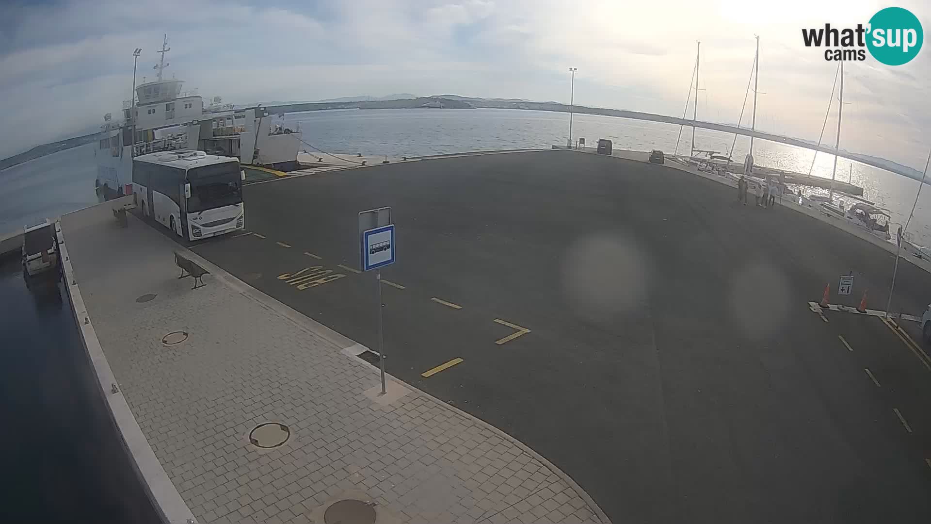 Tkon Live cam – traghetto – Dalmazia – Croazia