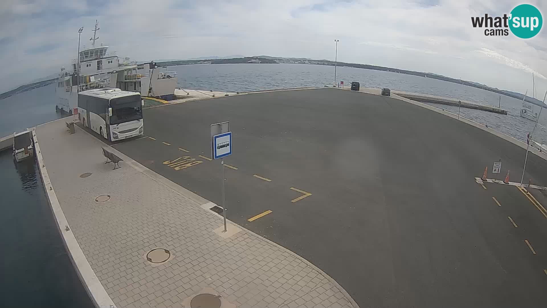 Tkon Live cam – ferry – Dalmatia – Croatia