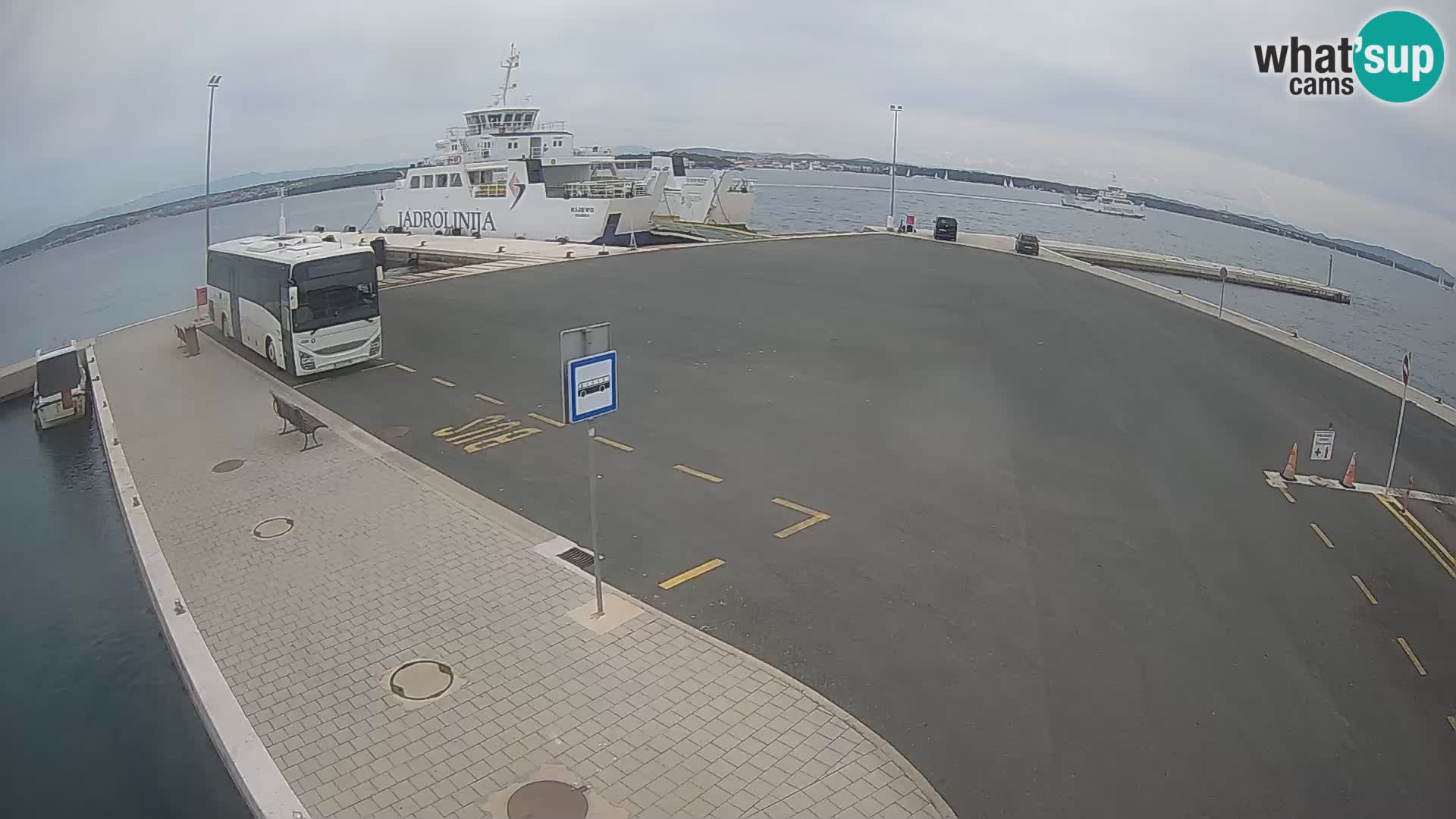 Tkon Live cam – ferry – Dalmatia – Croatia