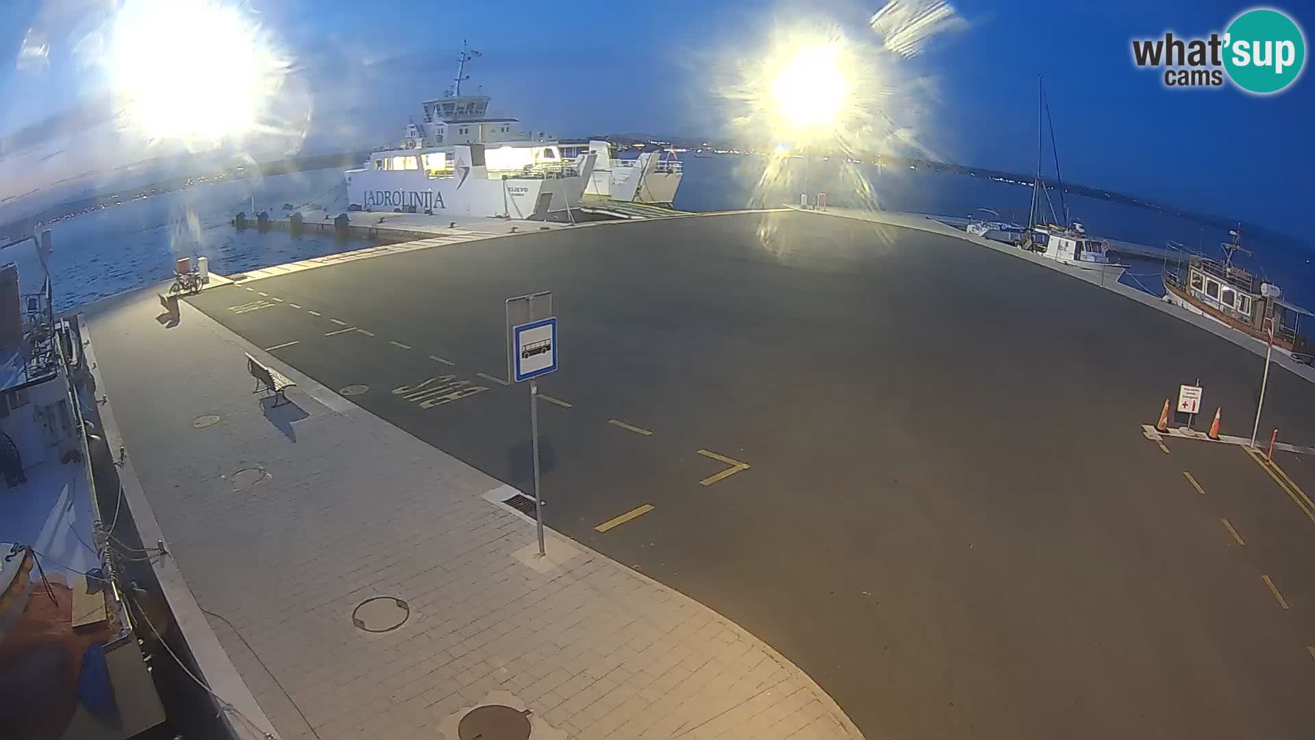 Tkon Live cam – traghetto – Dalmazia – Croazia