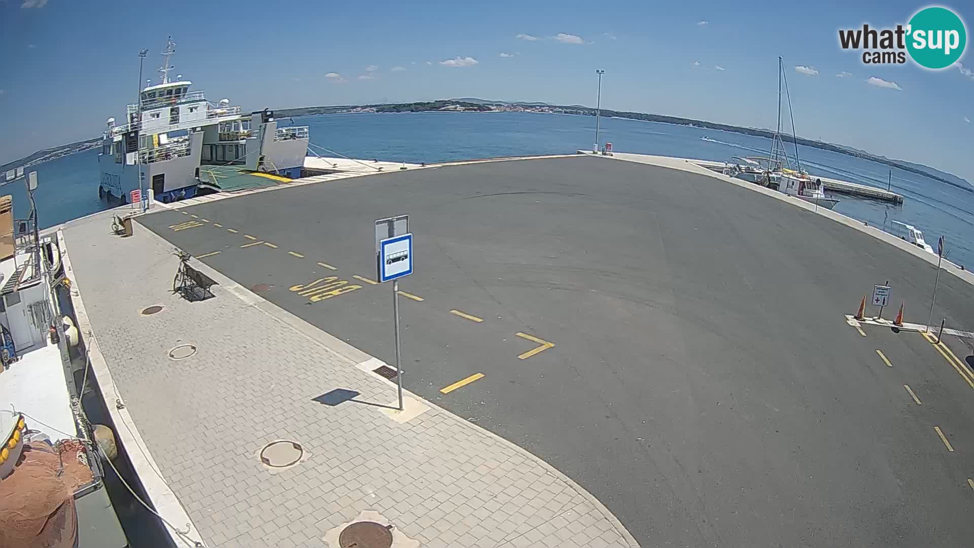 Tkon Live cam – ferry – Dalmatia – Croatia